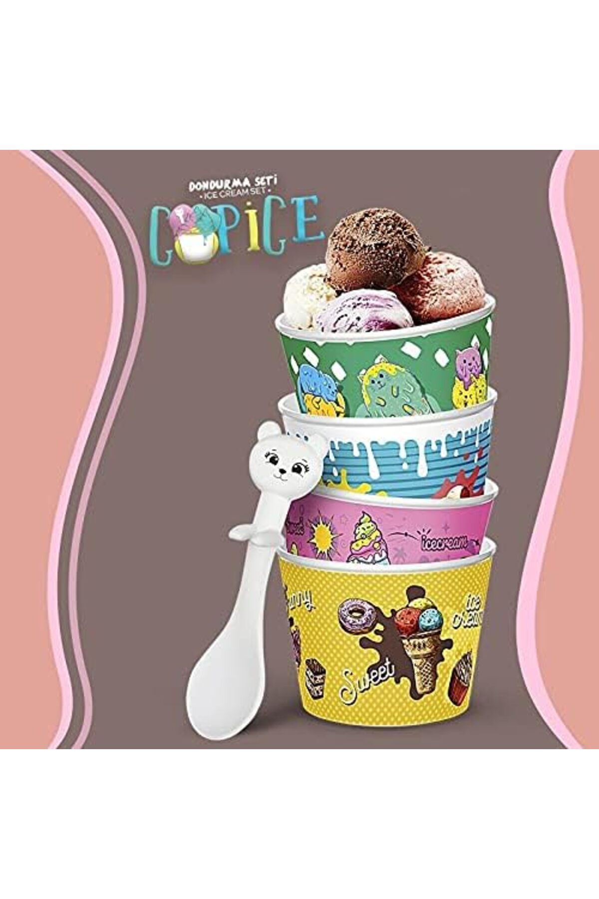 STOREMAX ELZ cuppice 8 parça dondurma kabı FRNTR 1127478
