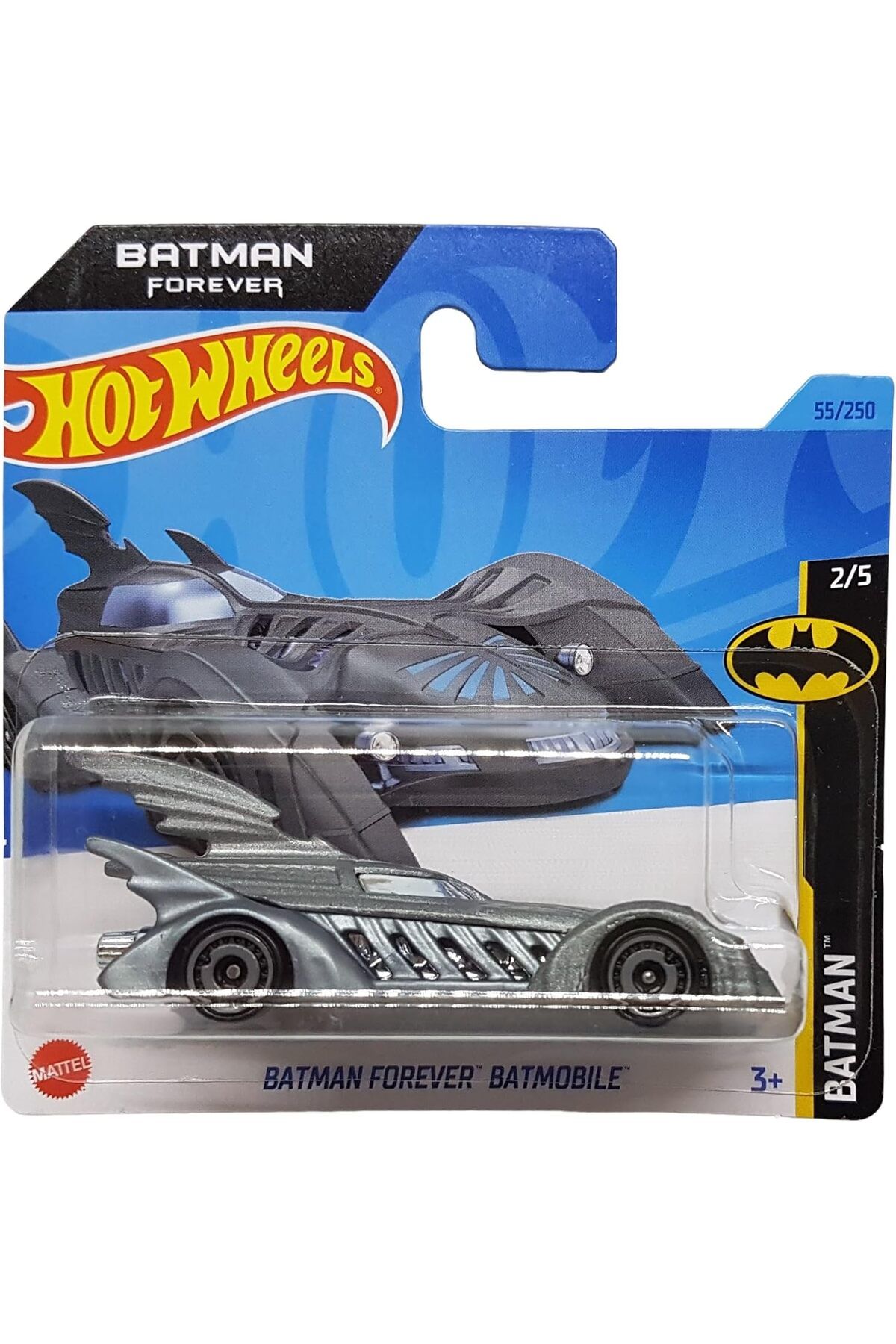 STOREMAX ELZ Wheels - Batmobile - Batman Forever 2/5 - HKJ73 - Short Card - DC - gri - Mattel 2023 FRNTR 1127