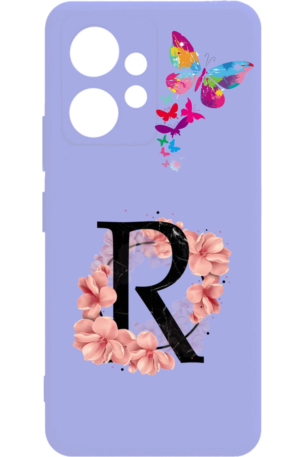Rotaks Xiaomi Redmi Note 12 4g Uyumlu Kılıf Silikon Esnek Soft ve Pürüzsüz İsme Özel Baskılı