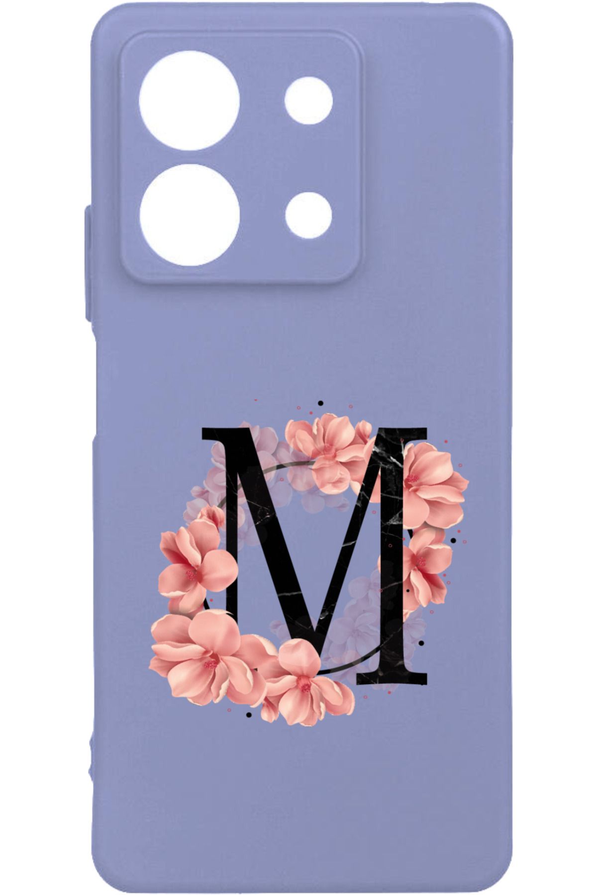 Rotaks Xiaomi Redmi Note 13 4G Uyumlu Kılıf Silikon Esnek İsme Özel Baskılı