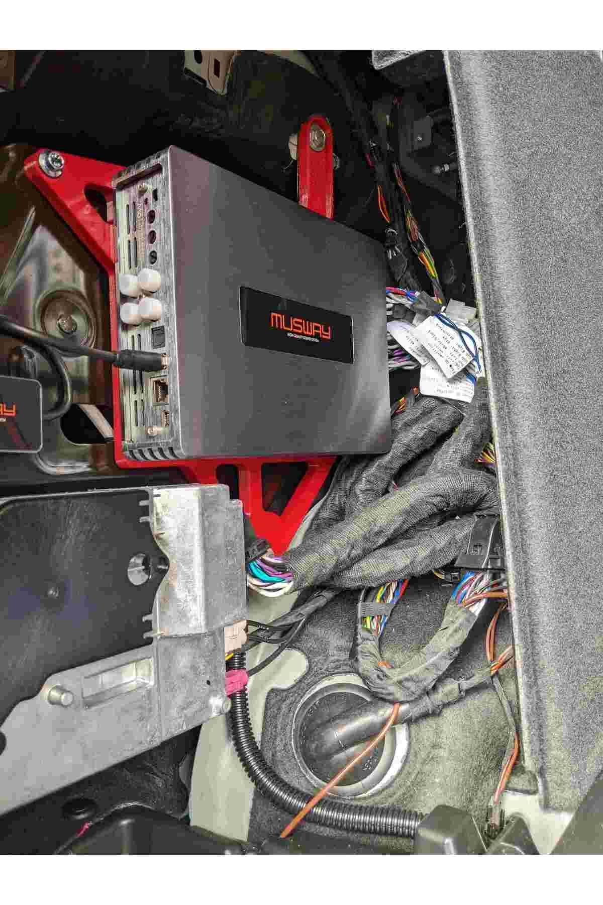 Lucest HIFI SES SİSTEMİ İLE BMW X3 G01 için Uyumlu Musway M6 V3 Montaj (Plastik Aparattır!!!)