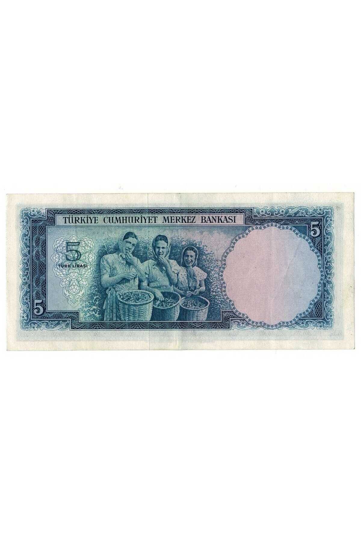 Gökçe Koleksiyon 5.Emisyon 1.Tertip 5 Türk Lirası Seri B8 NATURELÇÇT+ TCK9269