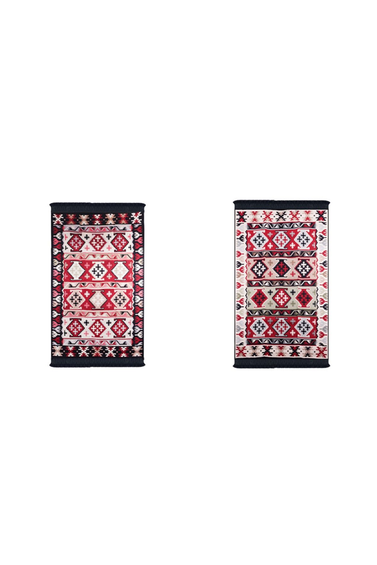 esdekor Home Çift Taraflı Kilim Makinede Yıkanabilir Modern Desenli 80x150cm