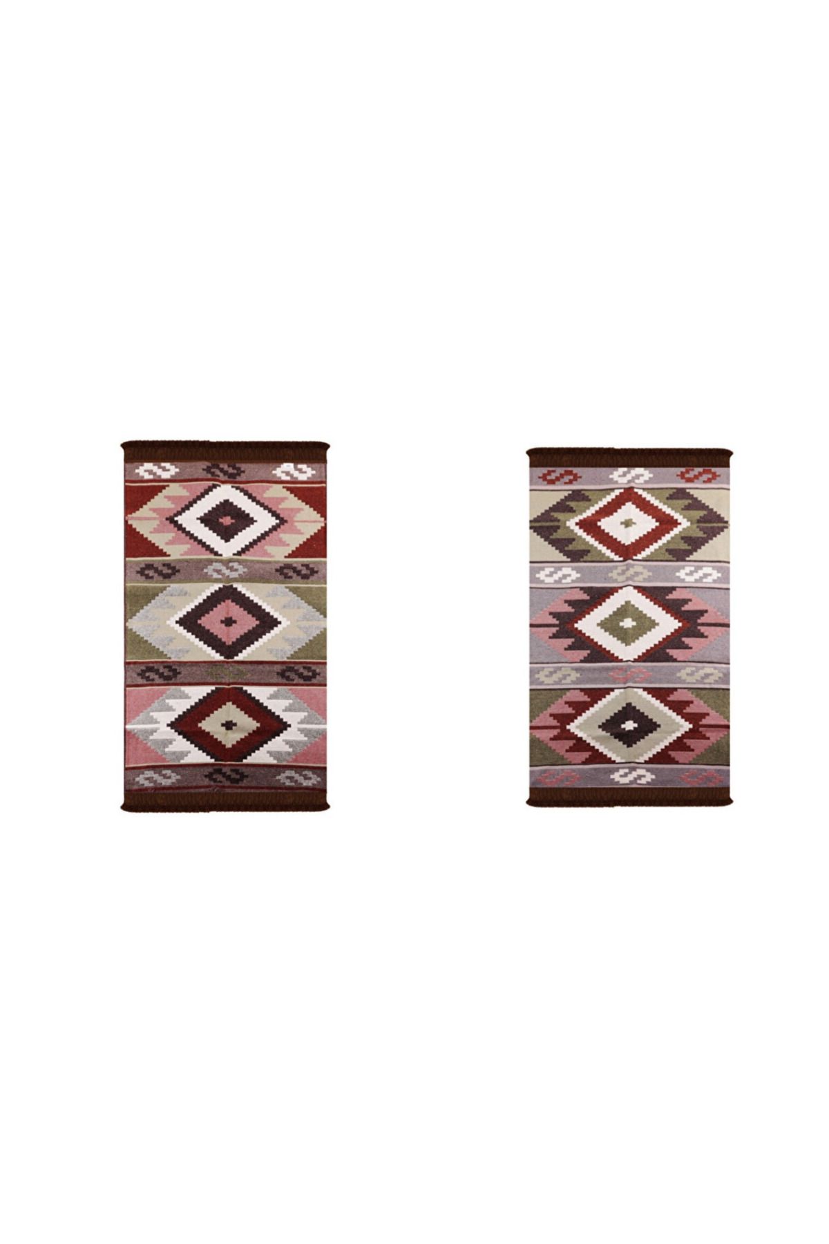 esdekor Home Çift Taraflı Kilim Makinede Yıkanabilir Modern Desenli 80x150cm