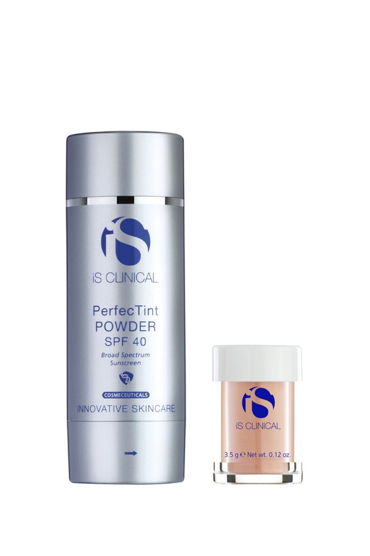 IS CLINICAL PerfecTint Powder SPF 40 Container Brush Cream 3.5 g x 2 Adet