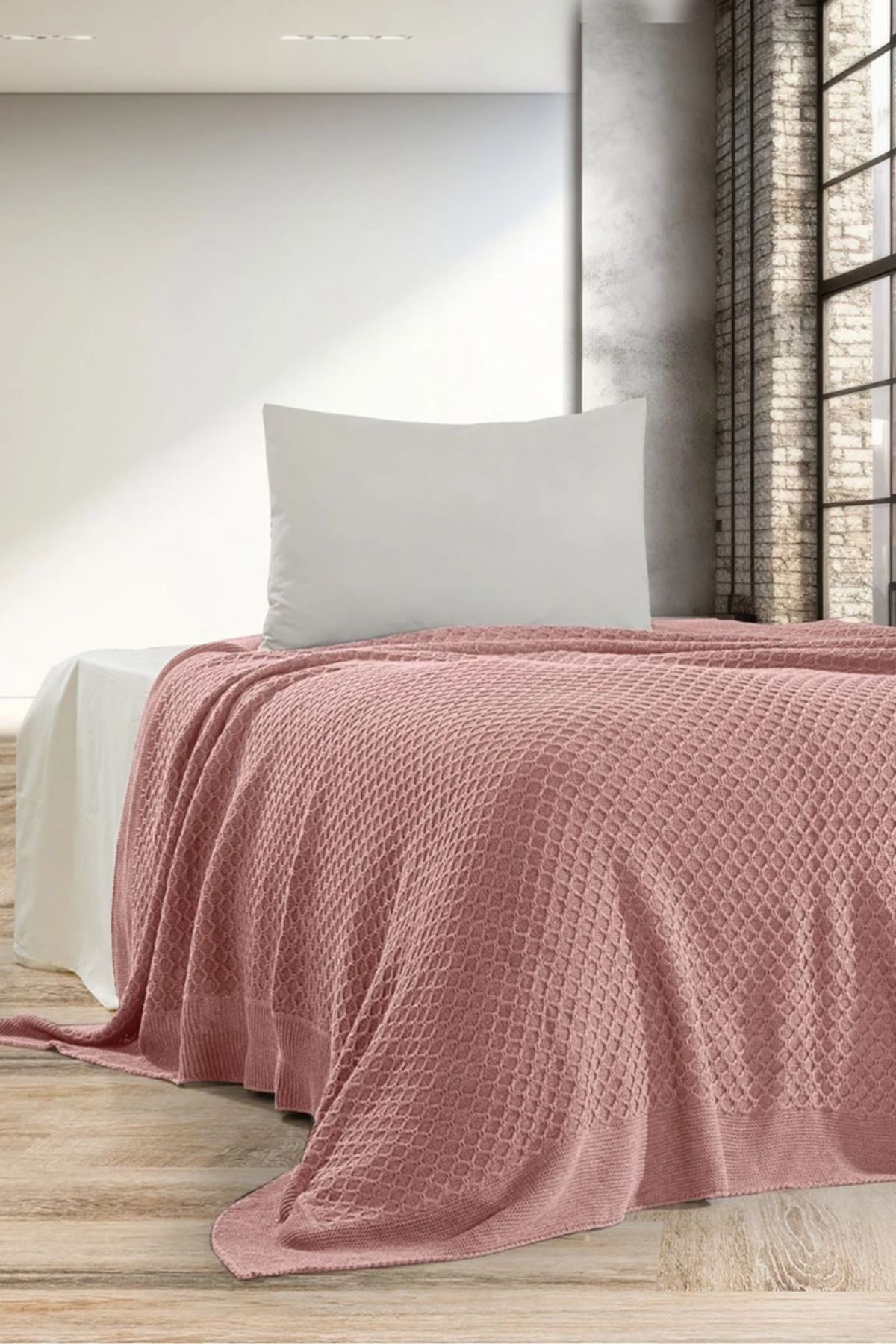 DOUX HOME Simon Triko Yatak Örtüsü Tek Kişilik 180 X 230 Cm