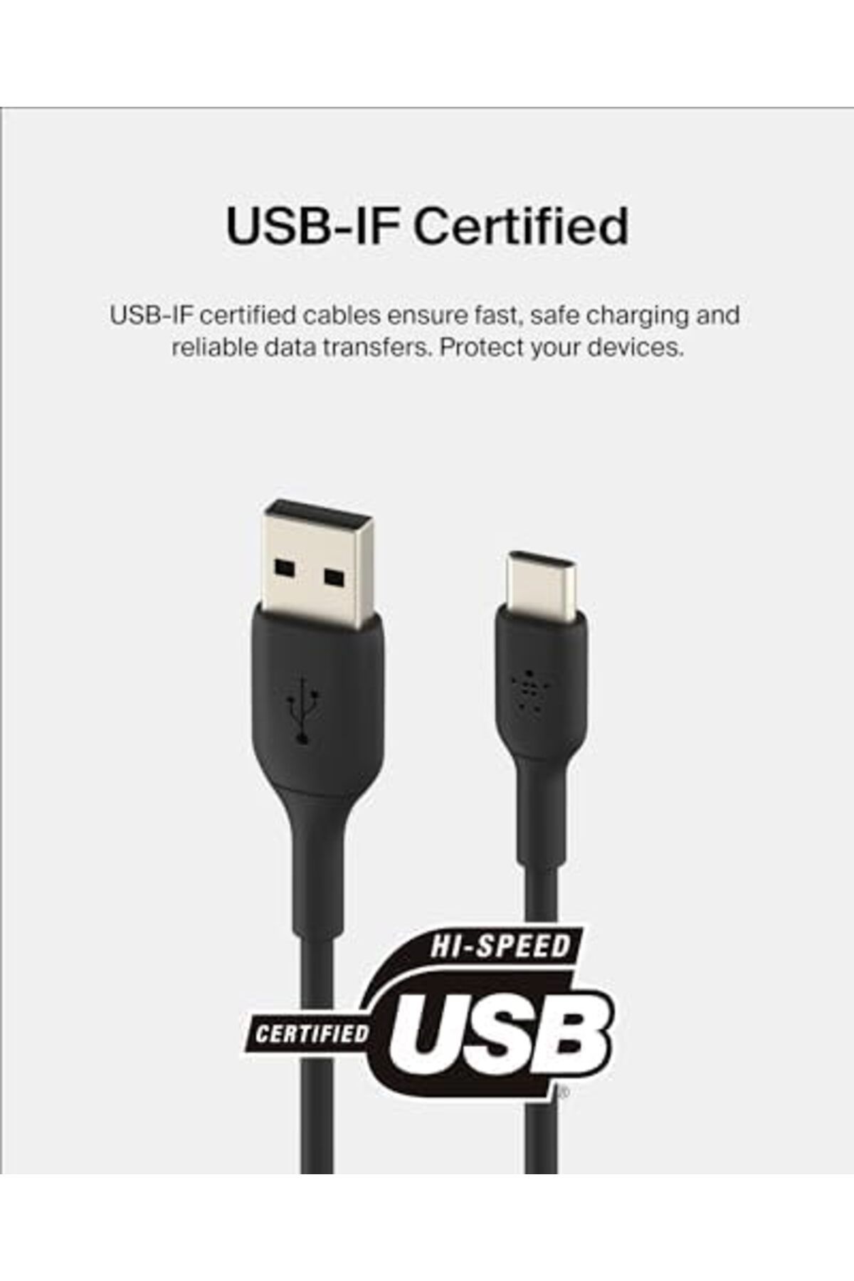 STOREMAX ELZ USB-C Kablosu (Boost Charge USB-C-USB Kablosu, Note10, S10, Pixel 4, iPad Pro, Switch ve daha f