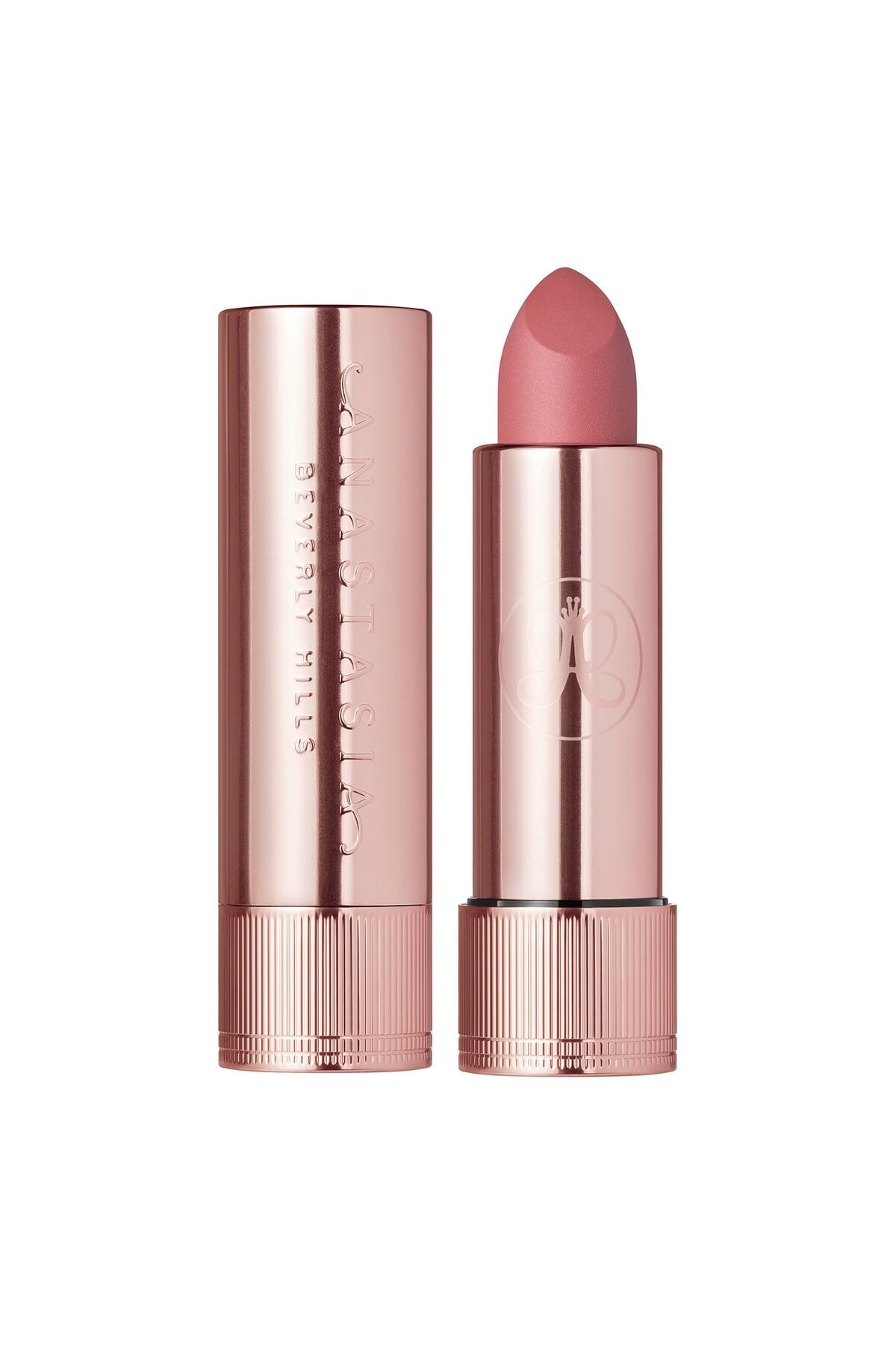 Anastasia Beverly Hills Satin Lipstick - Saten Bitişli Ruj Hush Rose (3 g) (matte)