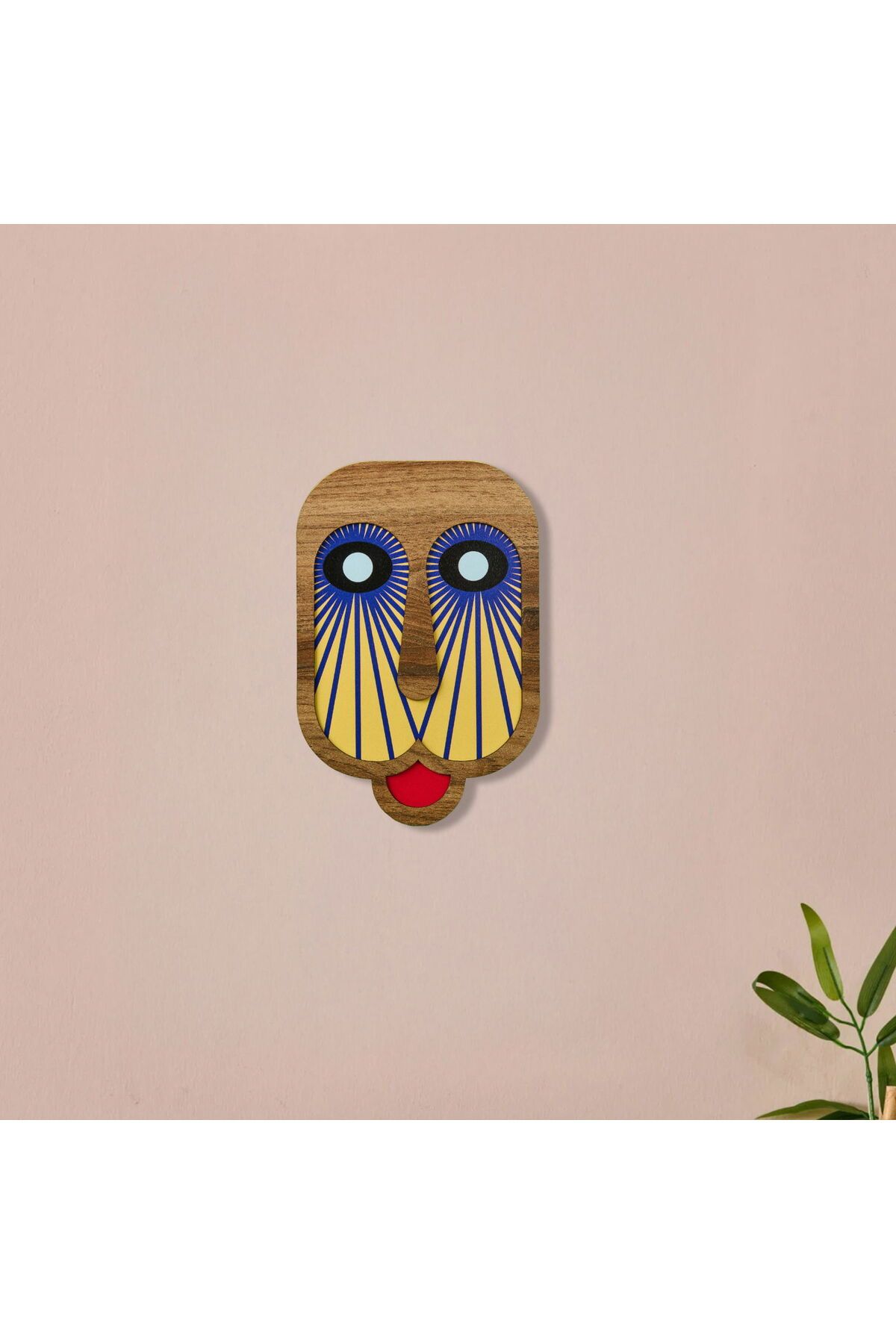 ASPARTAM Mask Duvar Panosu - Sarı - 20 cm