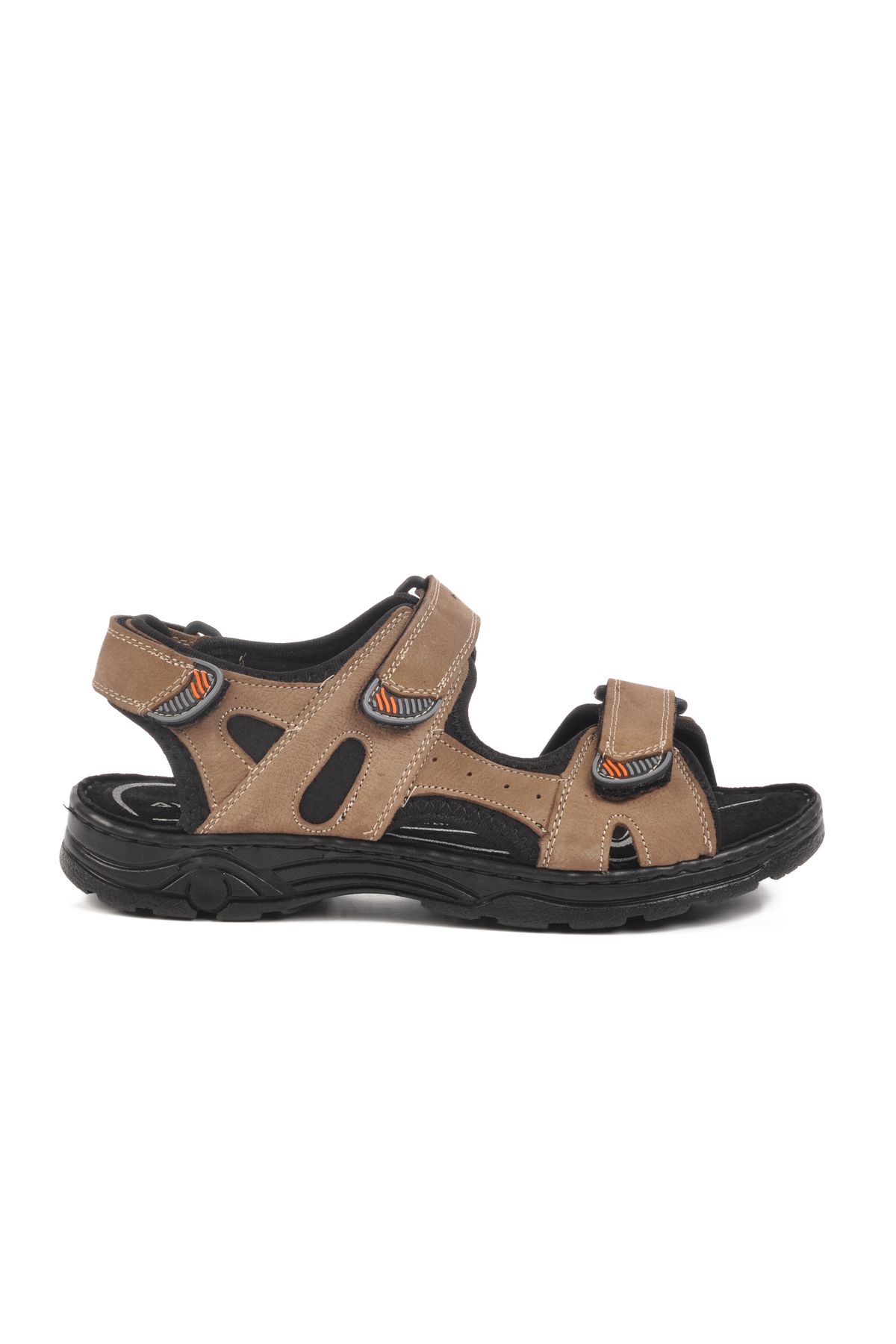 AYAKMOD Kum Nubuk Erkek Çocuk Cırtlı Spor Sandalet 1305 G