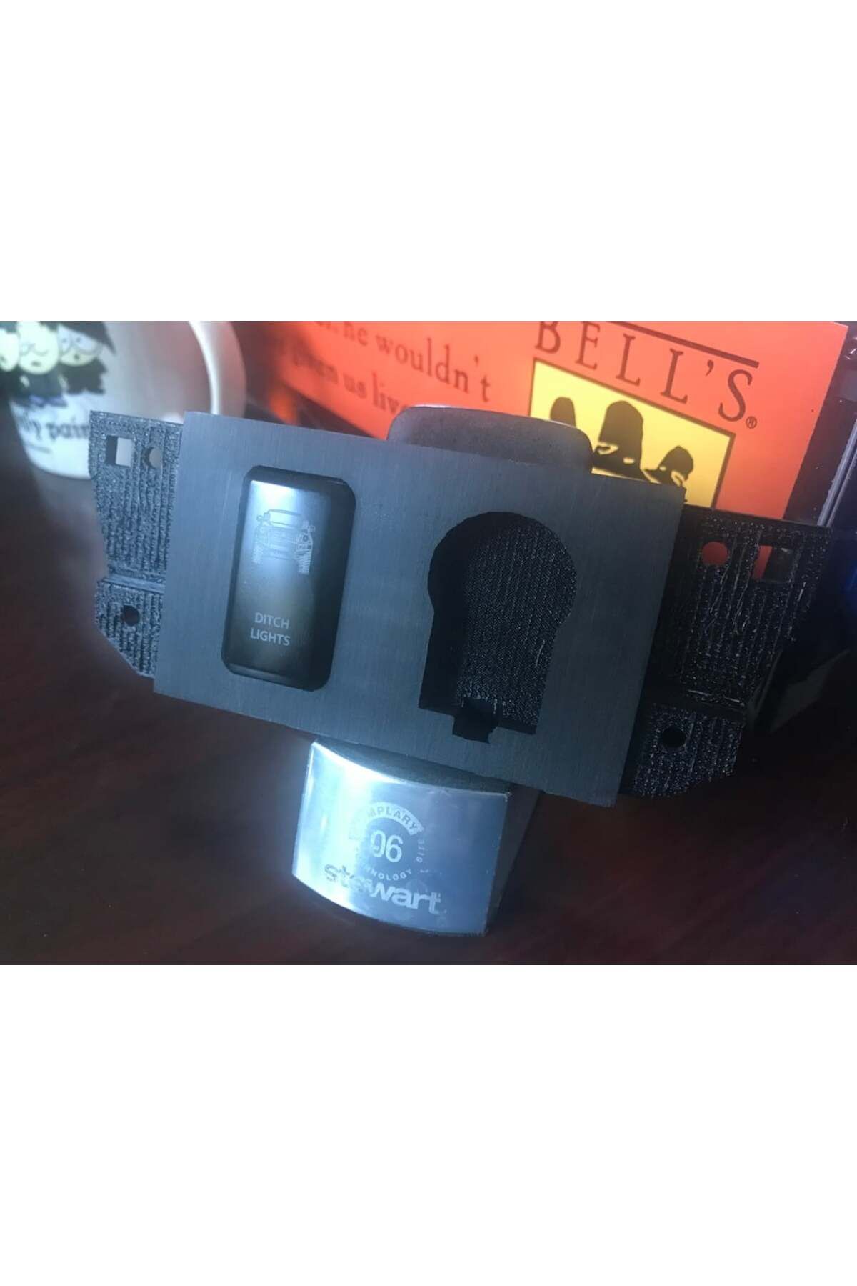 Lucest Tacoma Sprint Booster  Uyumlu ve sol düğme saklama plakası (Plastik Aparattır!!!)