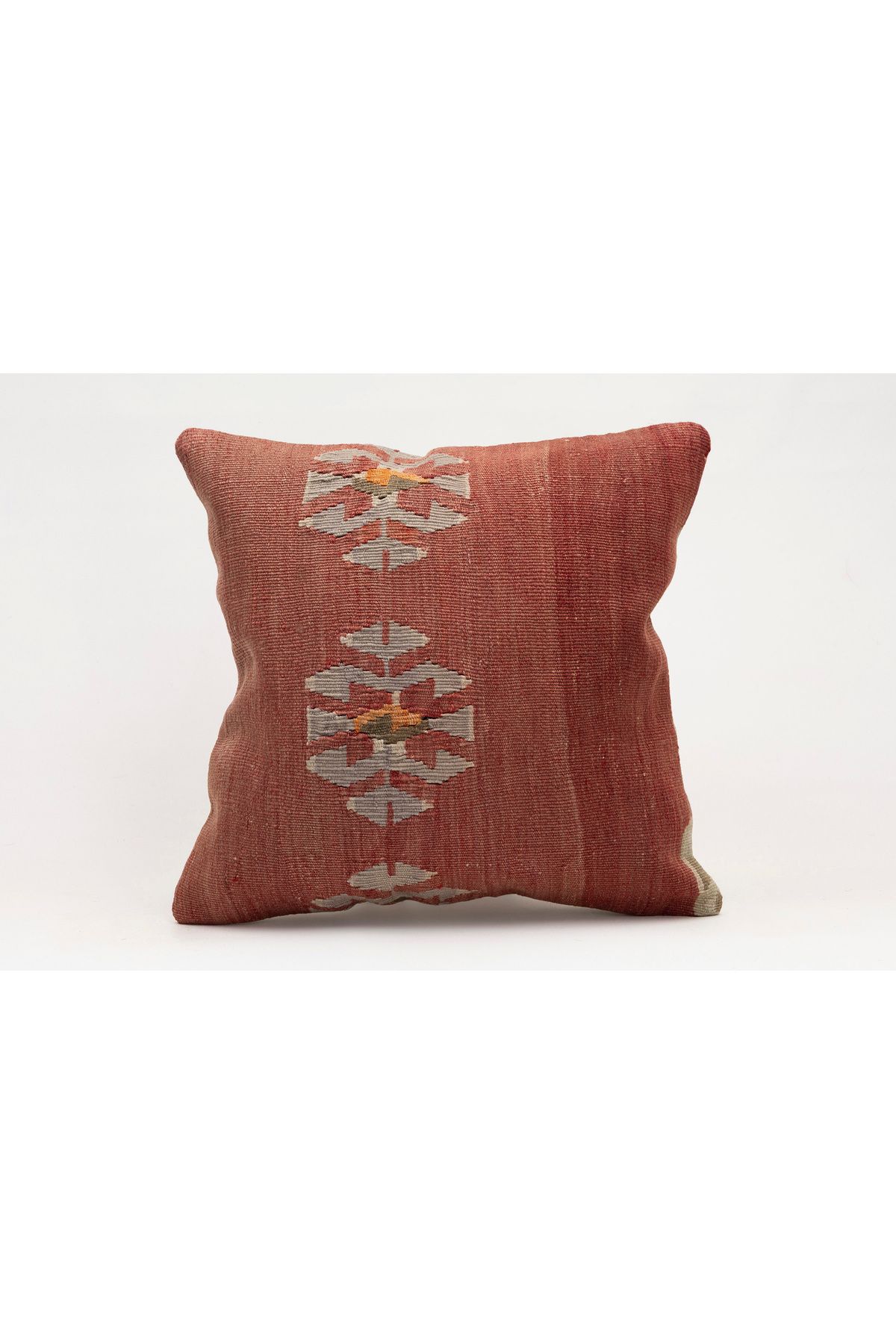 Kilim Whole Sale El Yapımı Kilim'den Yapılmış Vintage Kırlent Kılıfı, Yün, 40x40 Cm