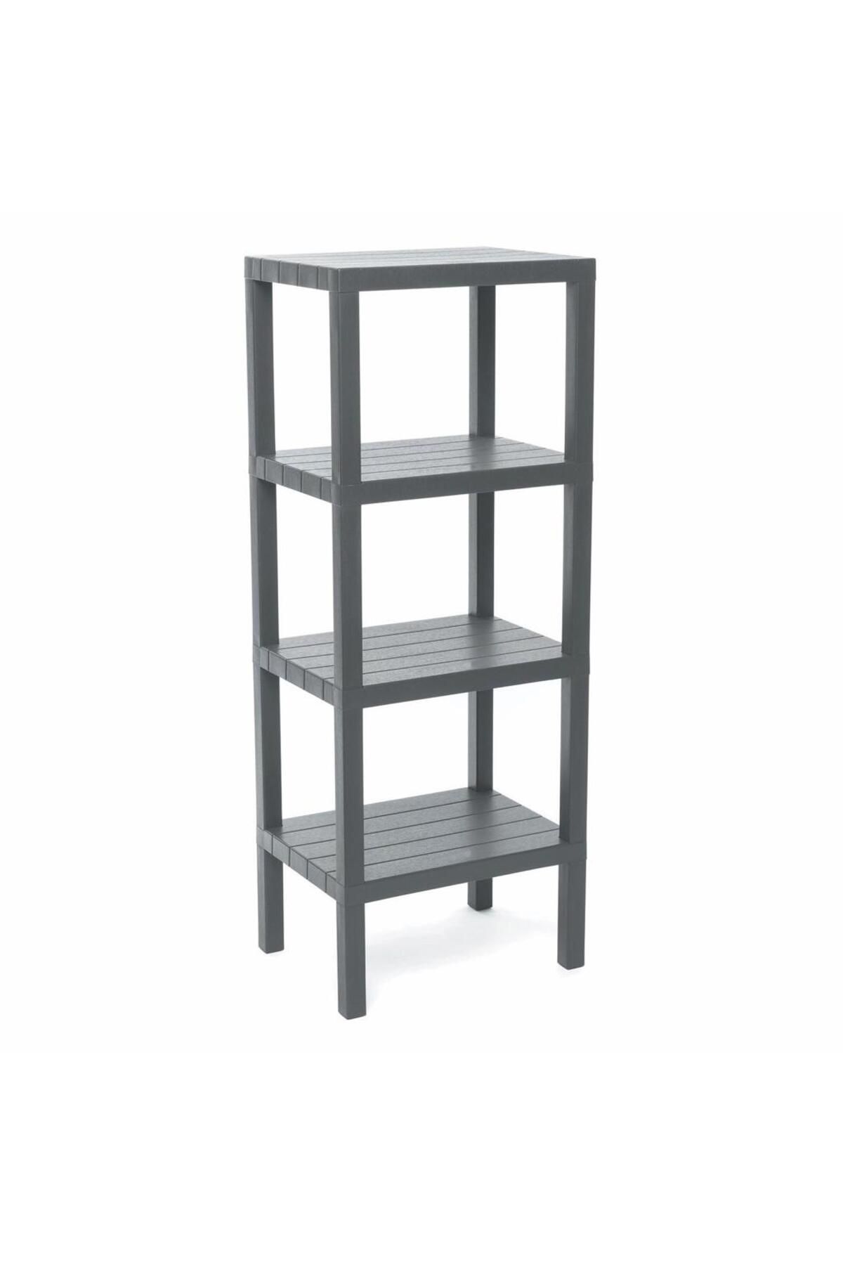 STOREMAX svticaret 4 RAFLI GRİ MODÜLER ÜNİTE PLASTİK 38x29x100 cm mhm 1053513