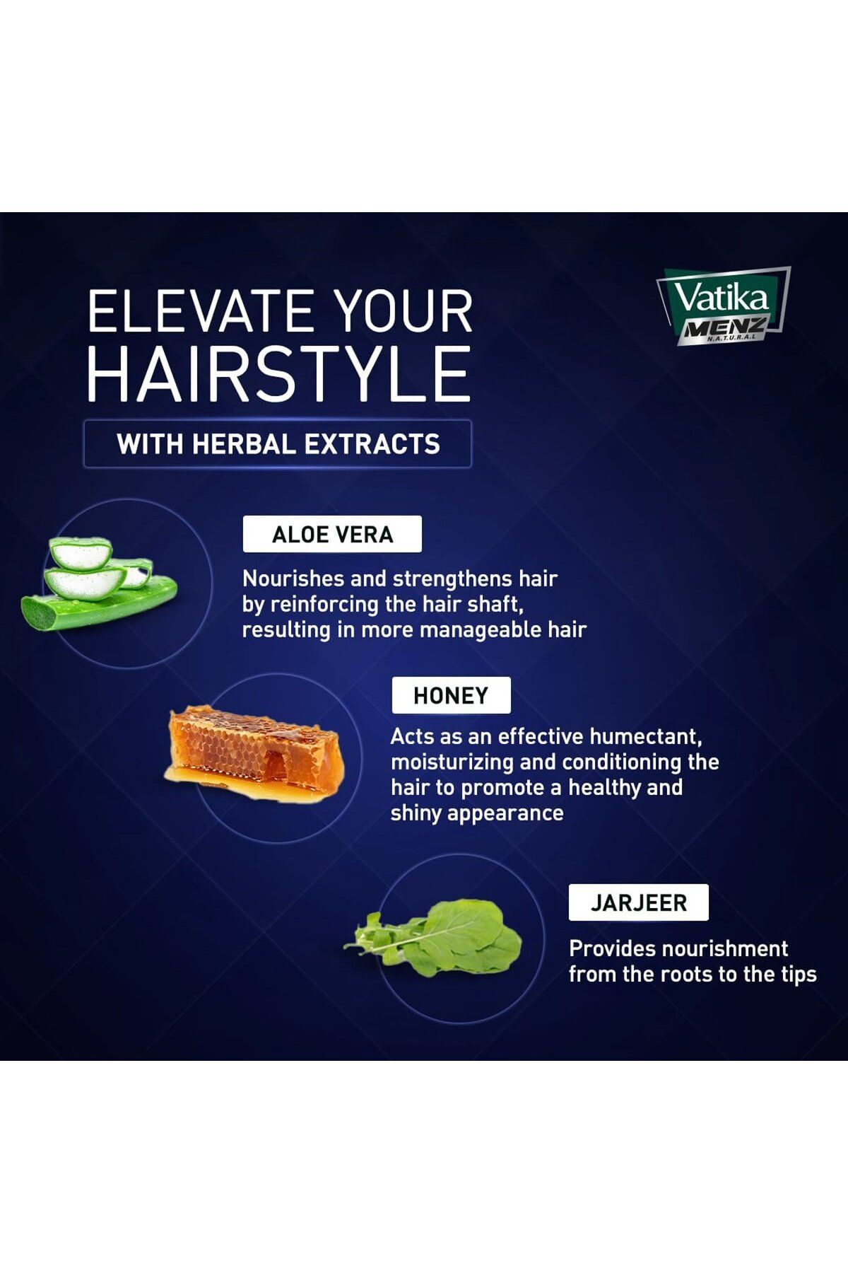 Dabur-Vatika Menz Wet Look Styling Gel Value Pack 2 X 200 ml Strong Hold, Non-sticky 4