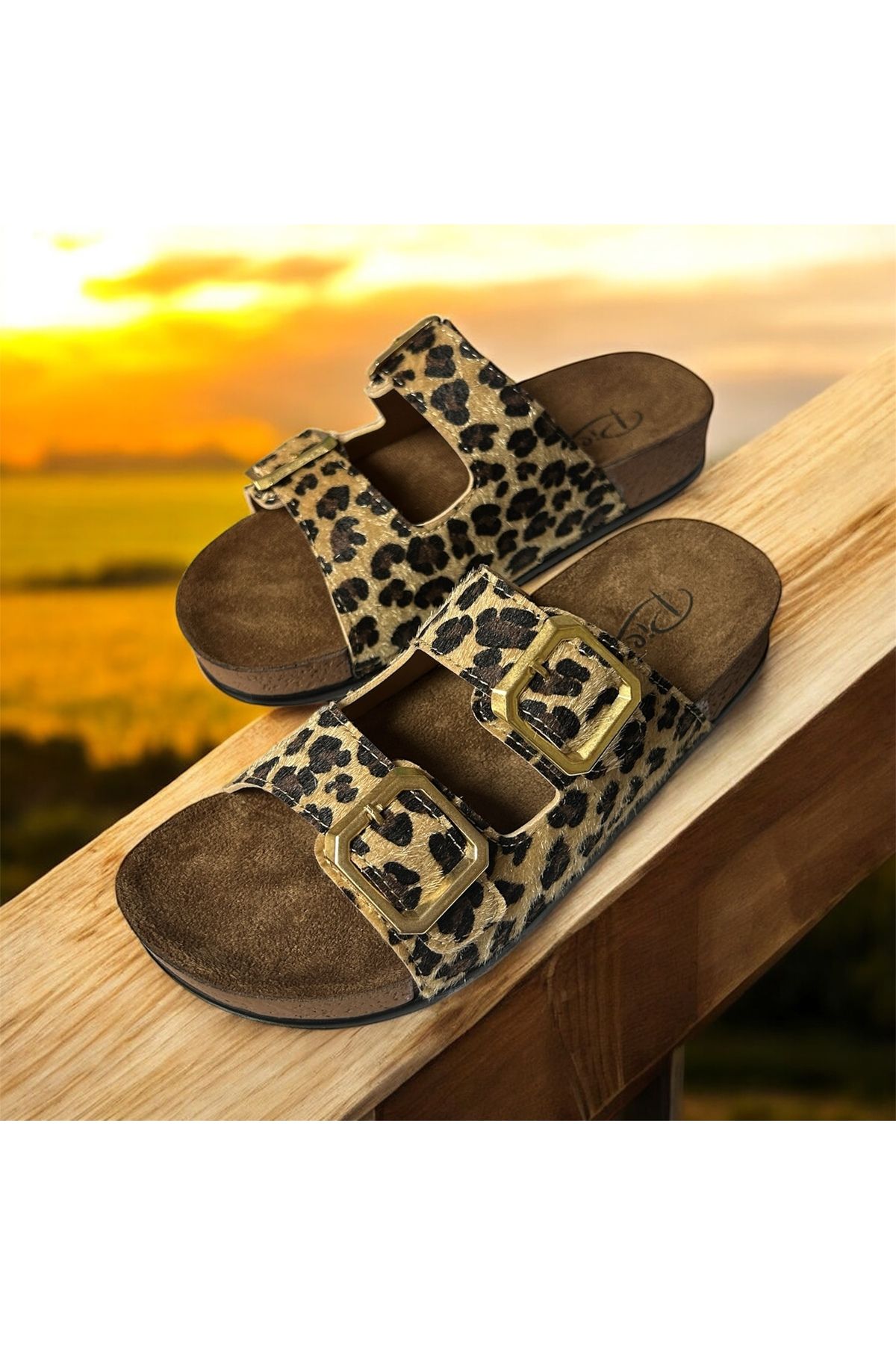 pien-Orthopedic Slippers with Leopard Pattern and Pet Inside, Suitable for Daily Use 2