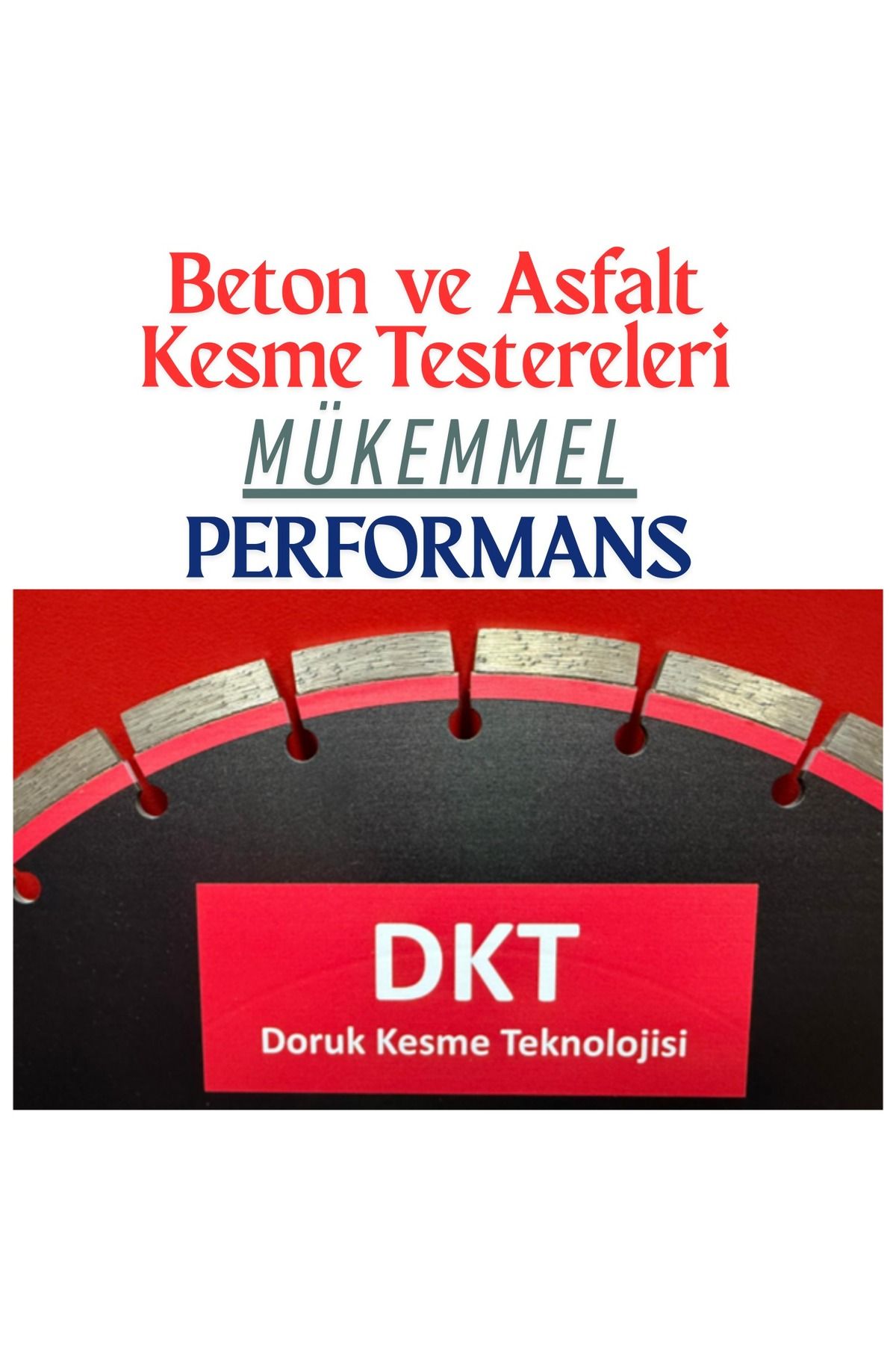 DKT BETON/ASFALT TESTERESİ 400 MM