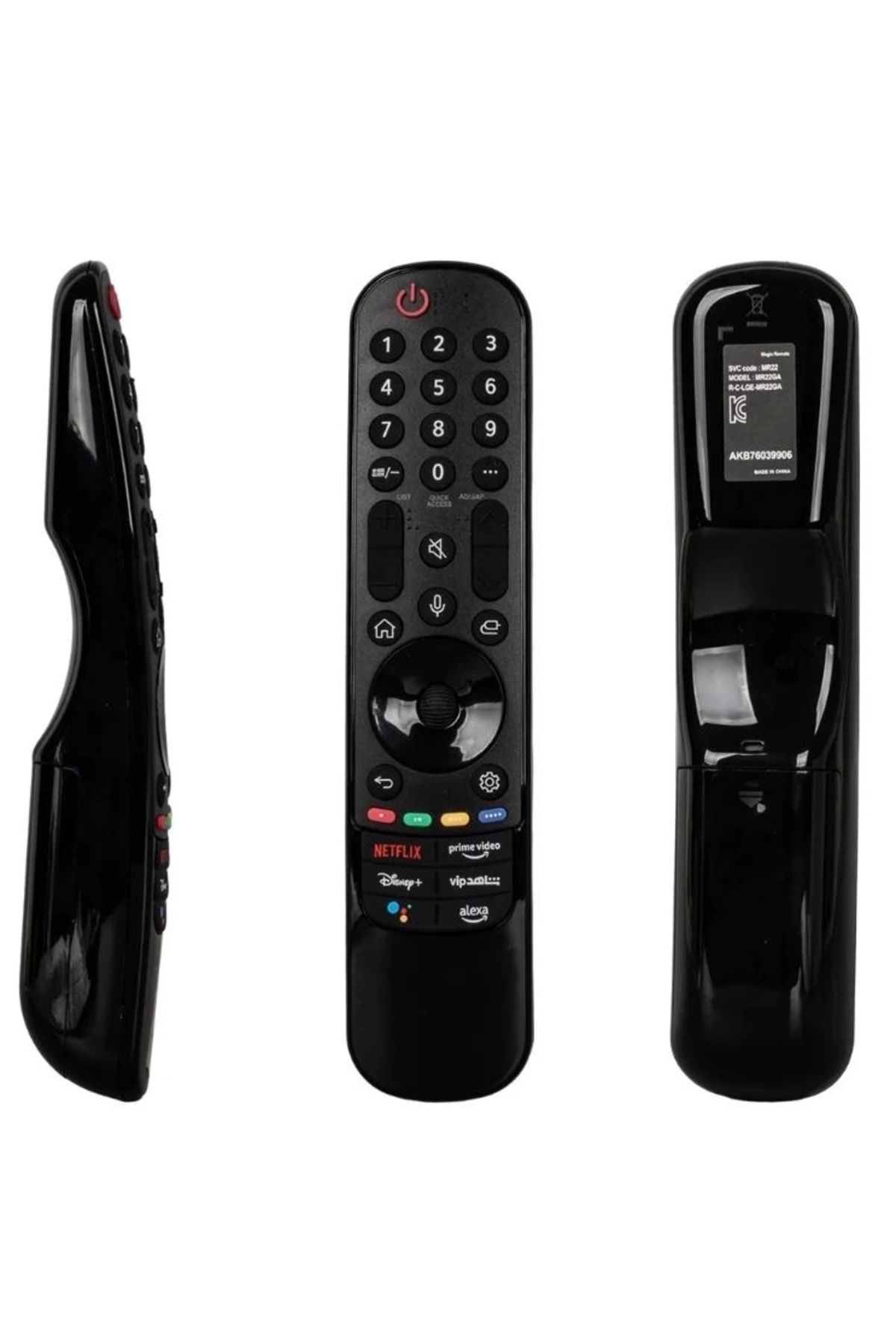 mega fair Ses Komutsuz Lg Akb76039906 Netflıx - Prıme Vıdeo - Shahıd Vıp - Alexa Tuşlu Lcd Led Tv Kumanda