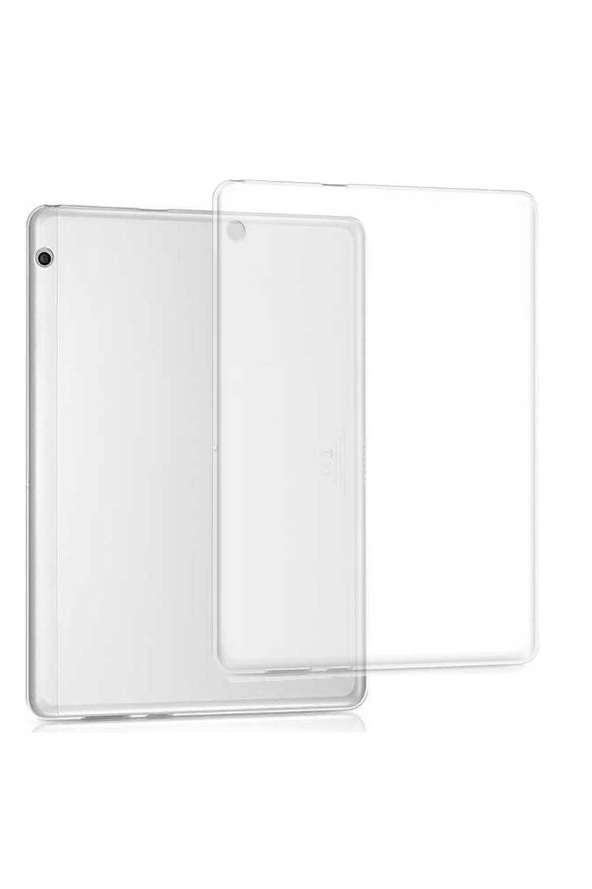 Tekamo Huawei MediaPad T3 10 inç Uyumlu Şeffaf Silikon Tablet Kılıfı