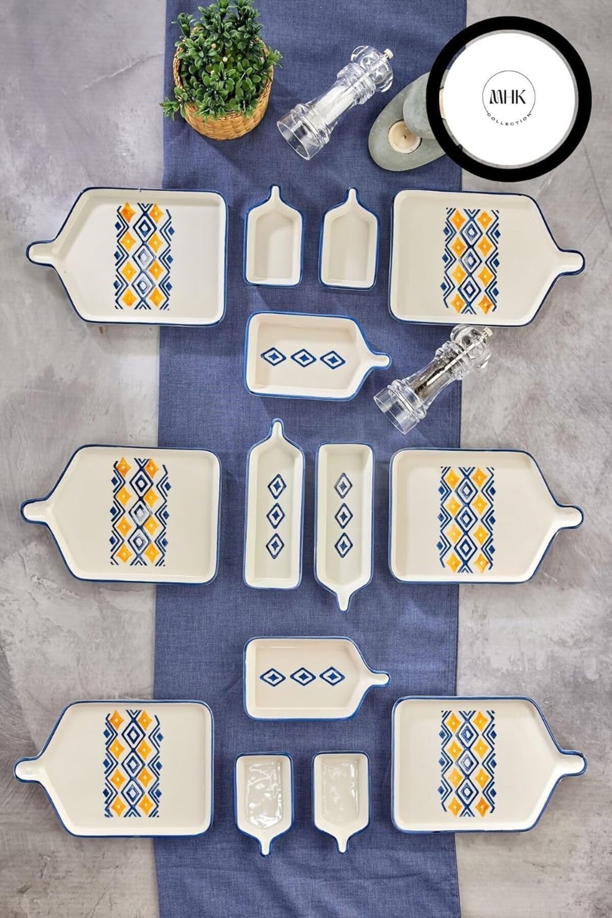STOREMAX ELZ Parça 6 Kişilik Desenli Yemek Seti FRNTR 1127478
