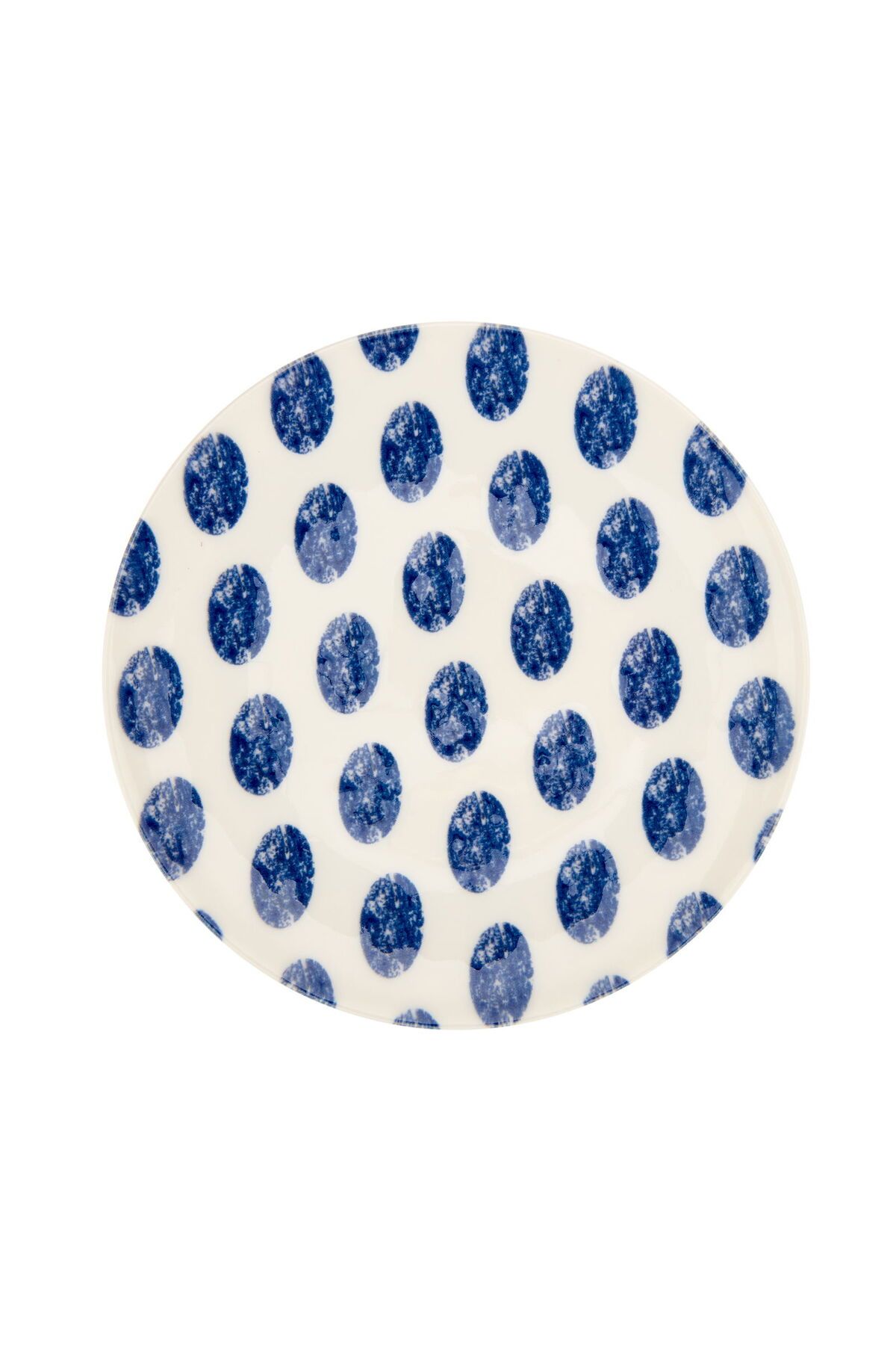 MATMEL Porselen Madre Pasta Tabağı - Mavi - 19 cm