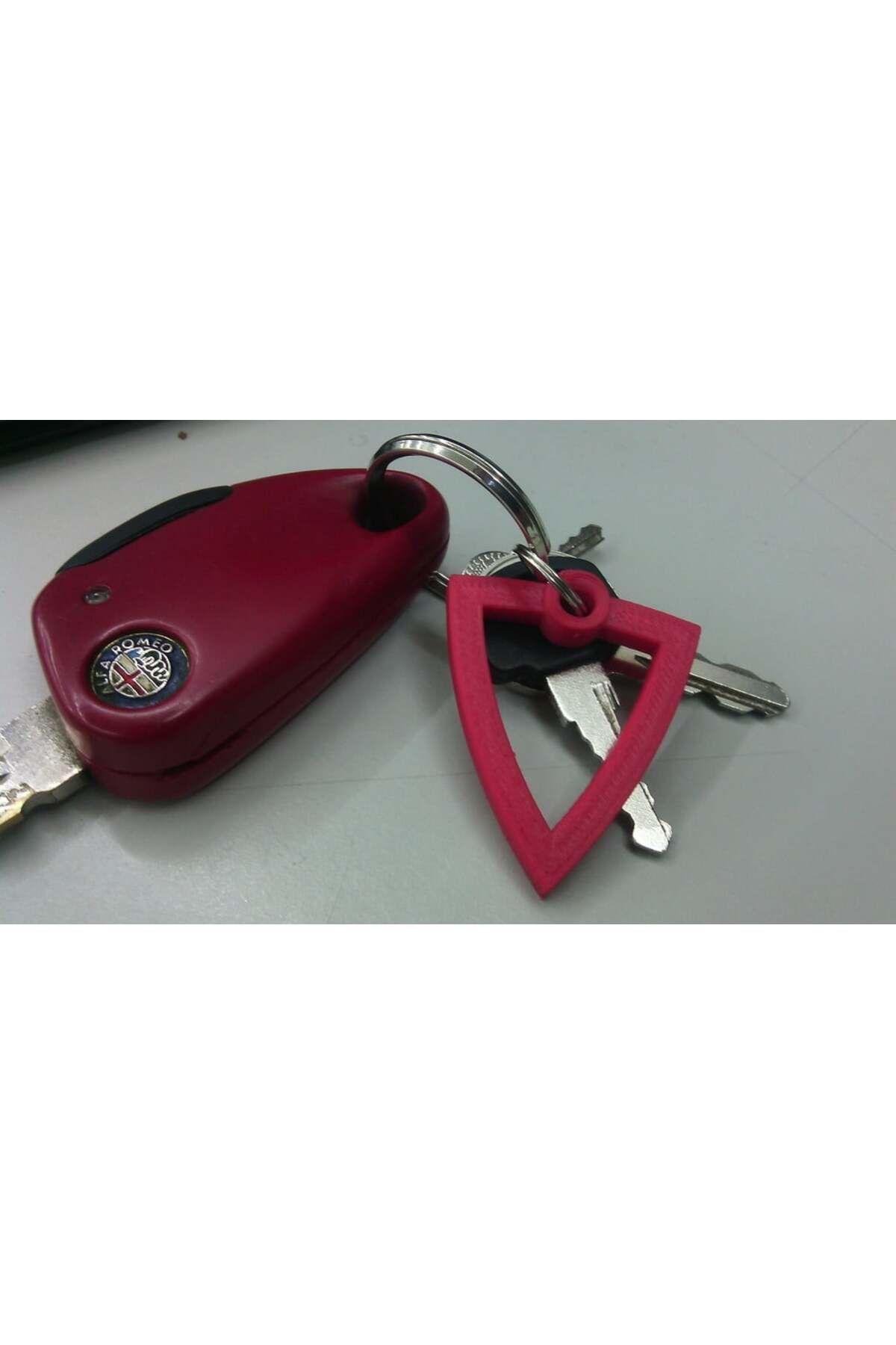 Lucest Alfa Romeo Uyumlu Scudetto Anahtarlık (plastik Aparattır!!!)