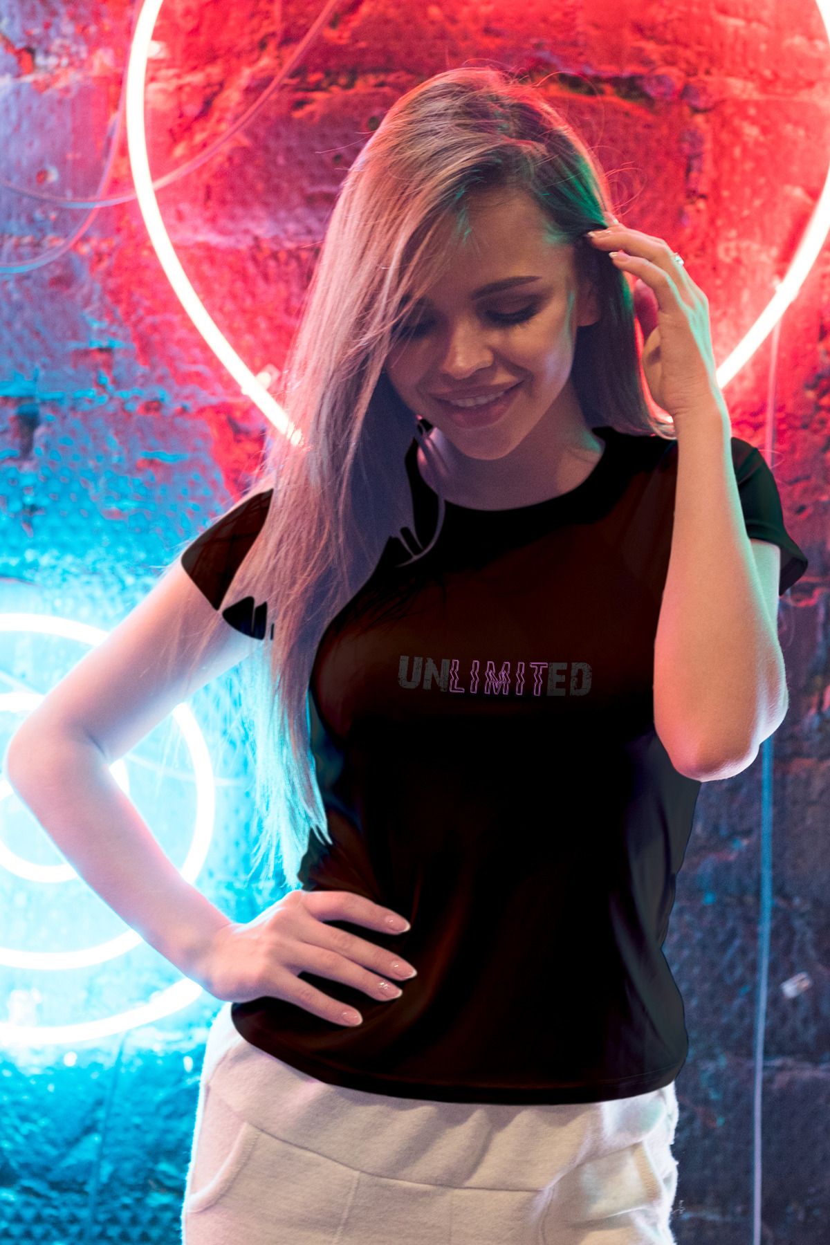 Decrift Unlimited %100 Pamuk Kadın T-Shirt