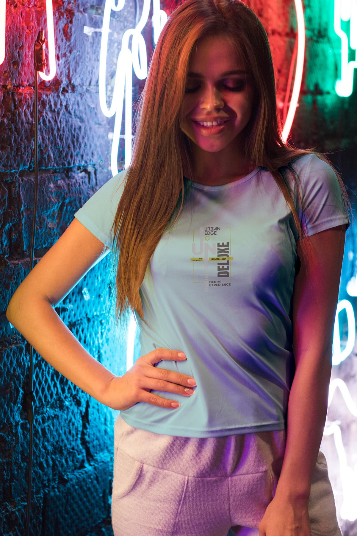 Decrift Urban %100 Pamuk Kadın T-Shirt