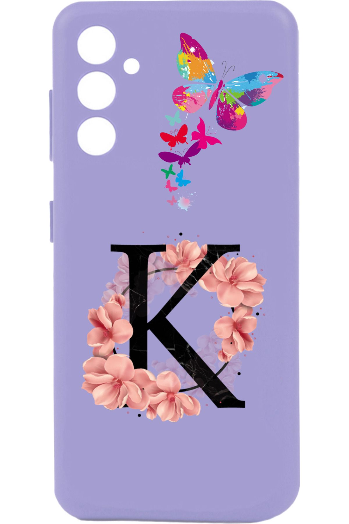 Rotaks Samsung Galaxy A54 Uyumlu Kılıf Lansman Kadife İç Yüzey İsme Özel Baskılı