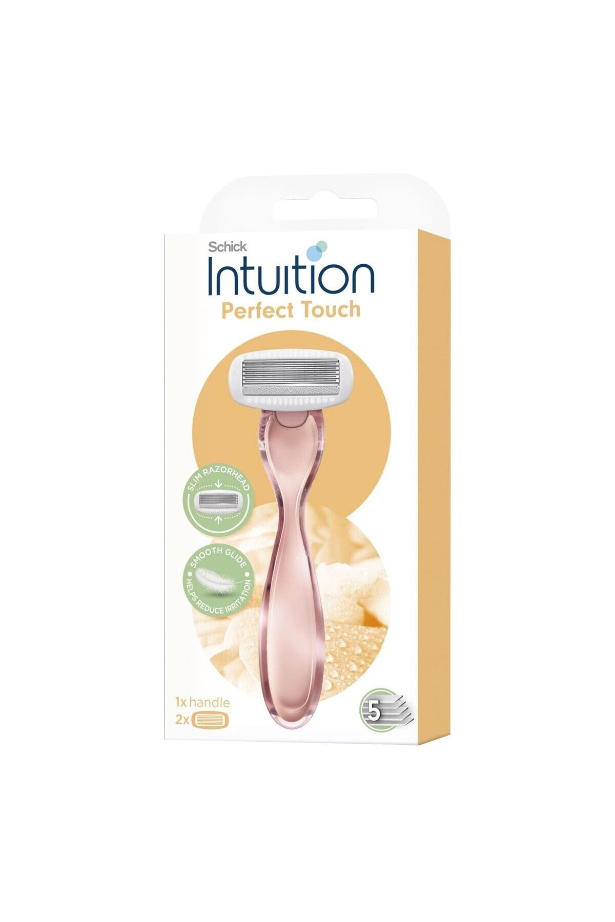 Schick-Schick Perfect Touch Intuition Razor - Handle + 2 Heads 1