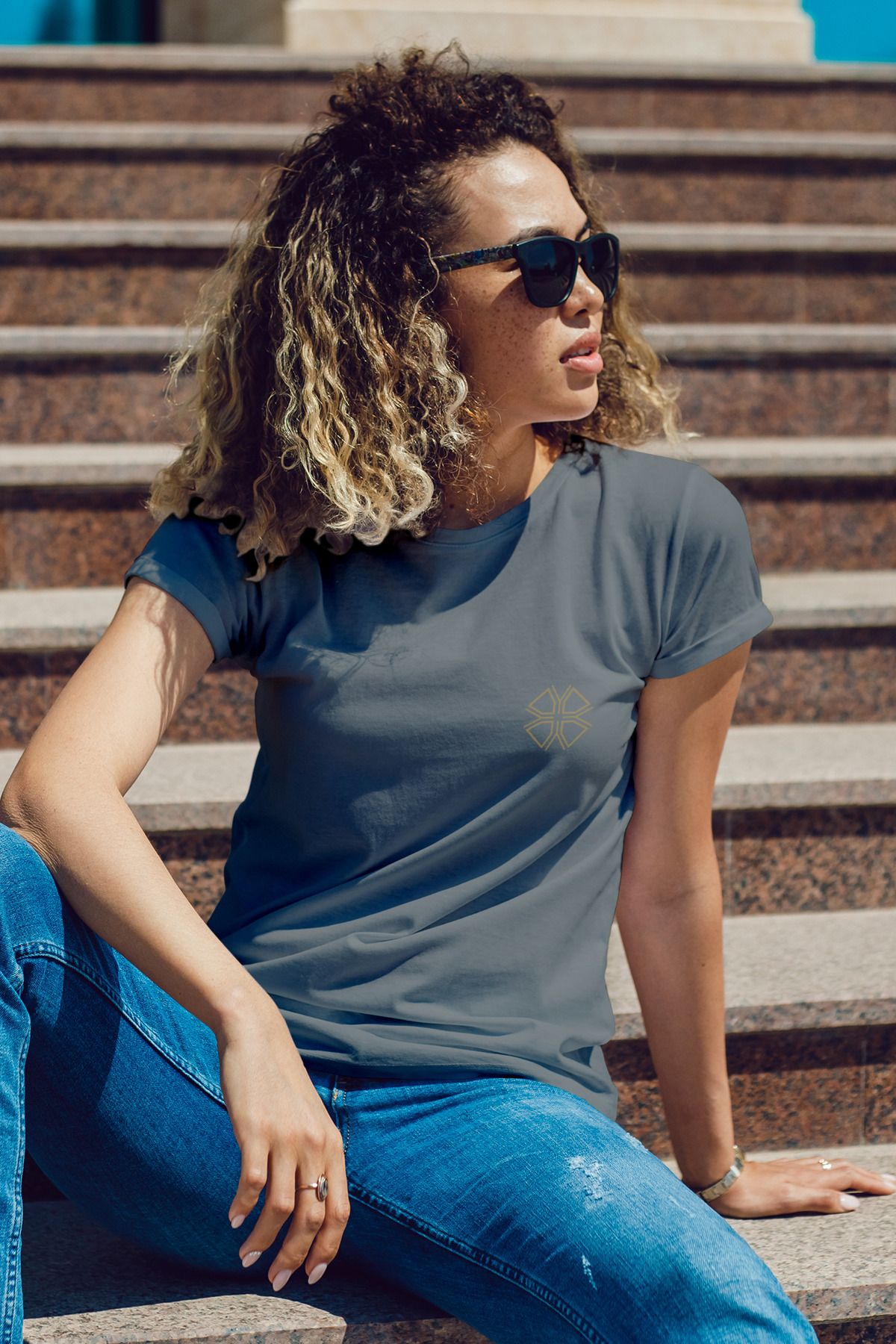 Decrift Yonca %100 Pamuk Kadın T-Shirt