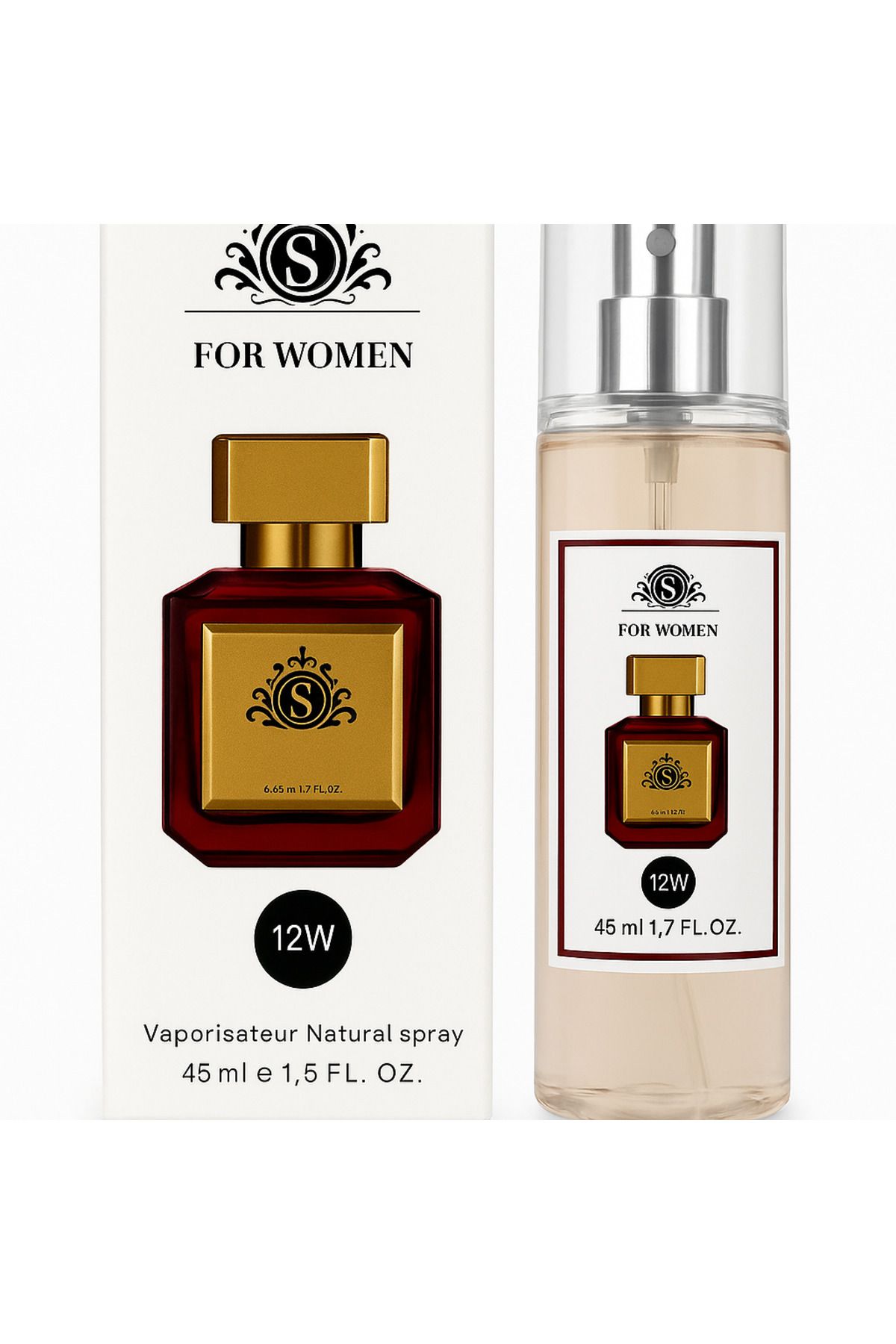 MAQYA KOZMETİK S&S Özel Kadın Parfümü 45 Ml W12 12 Saate Kadar Kalıcı