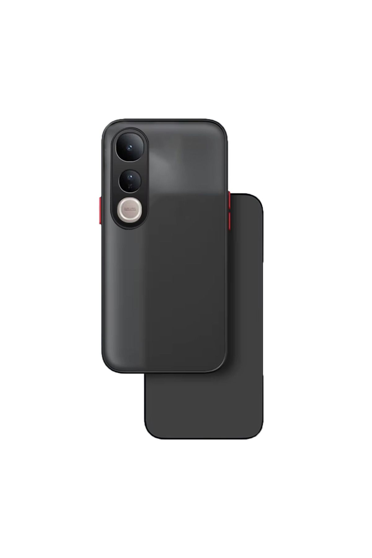 Microcase Vivo V50 Lite London Serisi Darbeye Dayanıklı Kılıf - Siyah AL3415