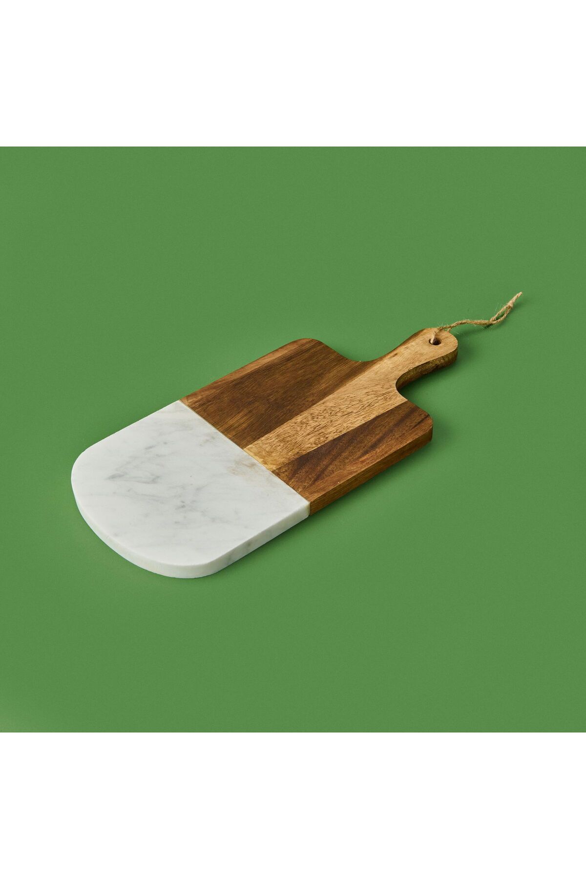 MATMEL Akasya Sunum Tahtası - Kahverengi / Beyaz- 33x15 cm