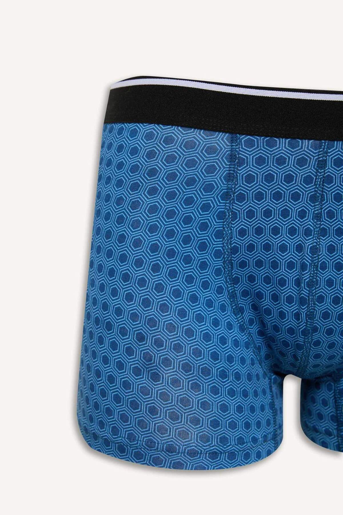 DeFacto-Regular Fit Printed 3-Piece Boxer C1534Ax25Sp 4