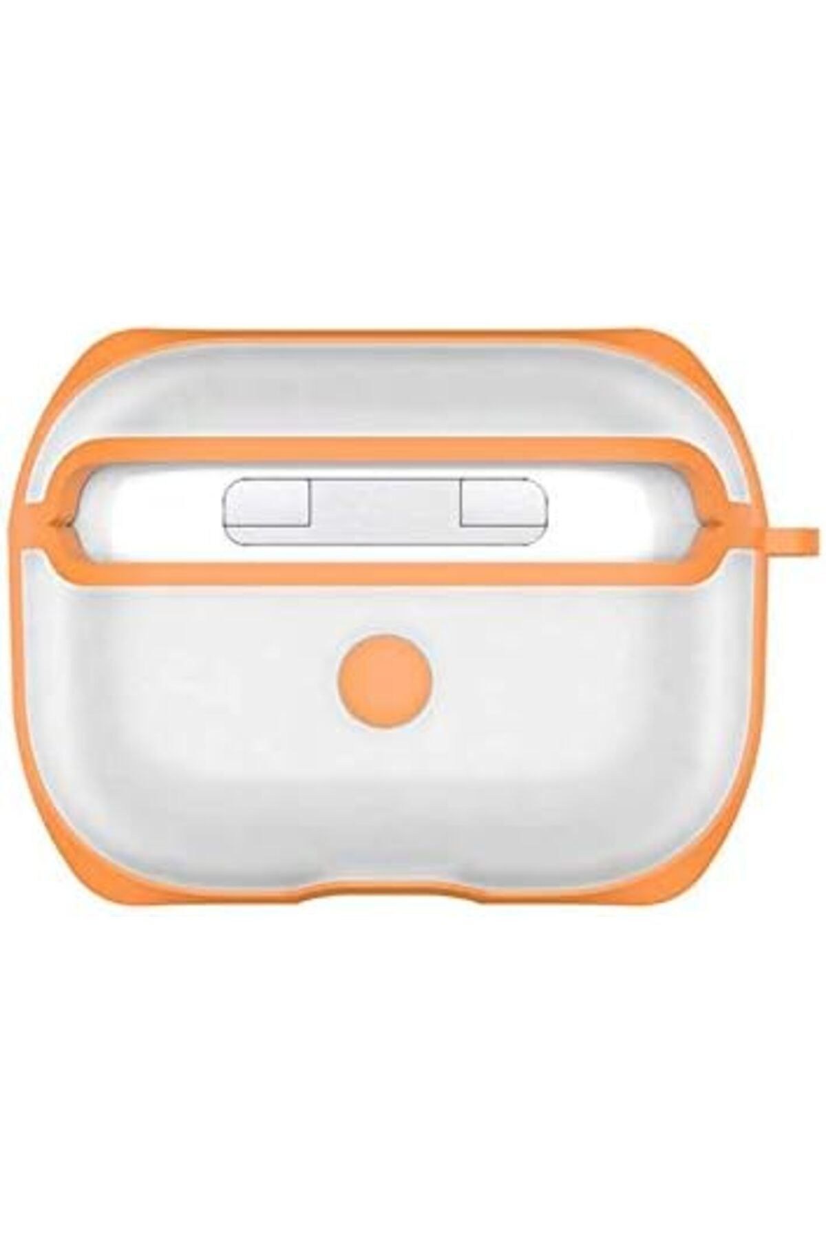 Mu Art Ahşap Mrt AirPods Pro Kılıf, Turuncu Art 871301