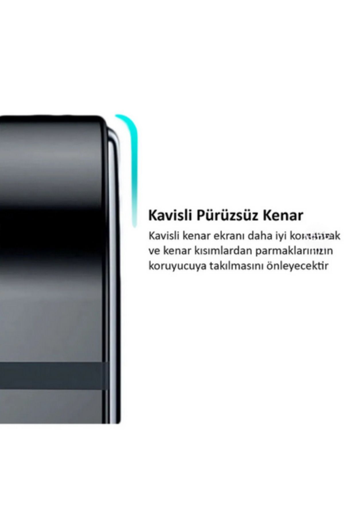 Ahanda Buldum AhandaBuldum iPhone 14 Pro Max Uyumlu Kırılmaz Tam Ekran Koruyucu Uygulama Aparatlı ( 2 Adet )