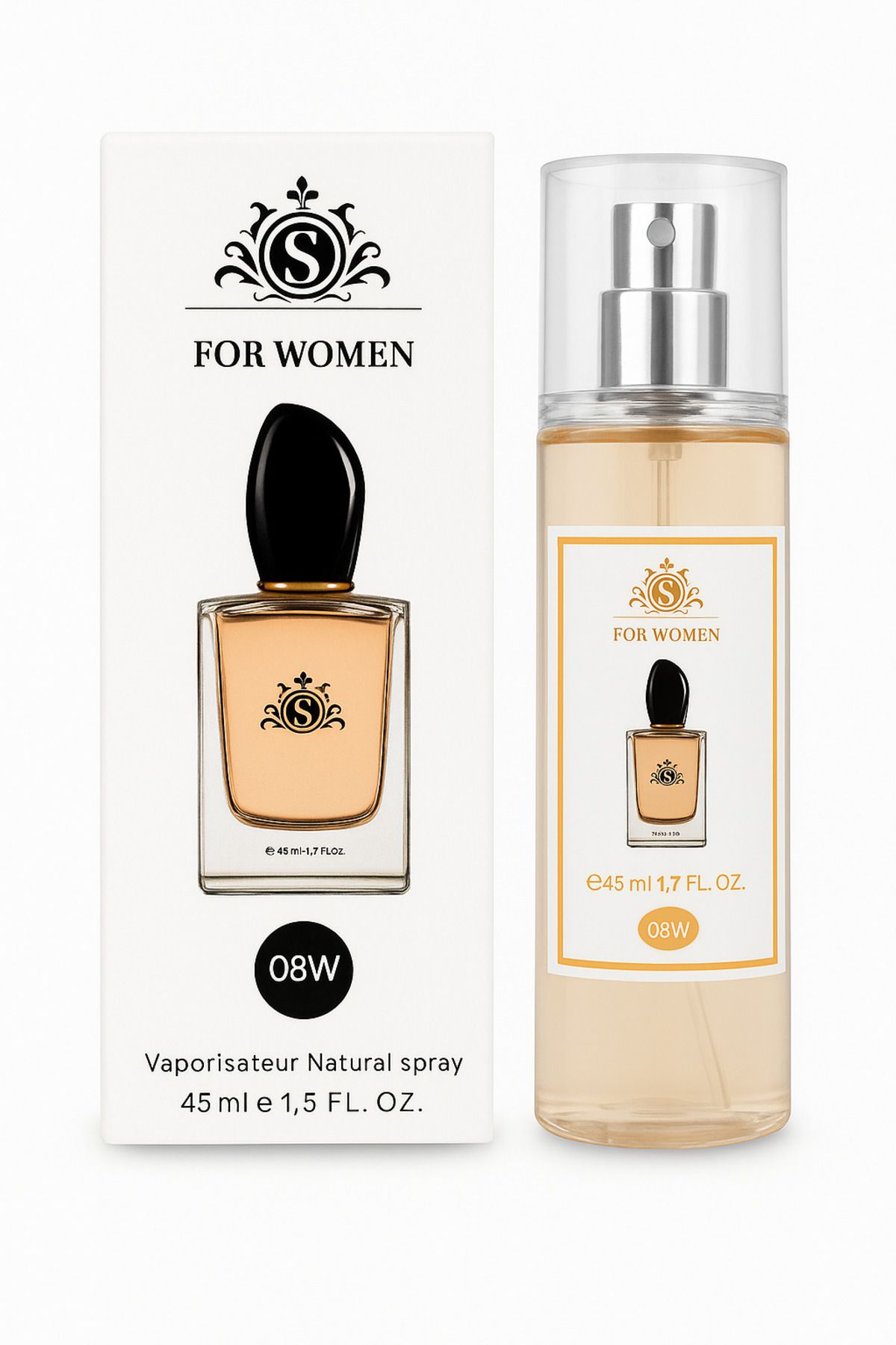 MAQYA KOZMETİK S&S Özel Kadın Parfümü 45 Ml W08 12 Saate Kadar Kalıcı