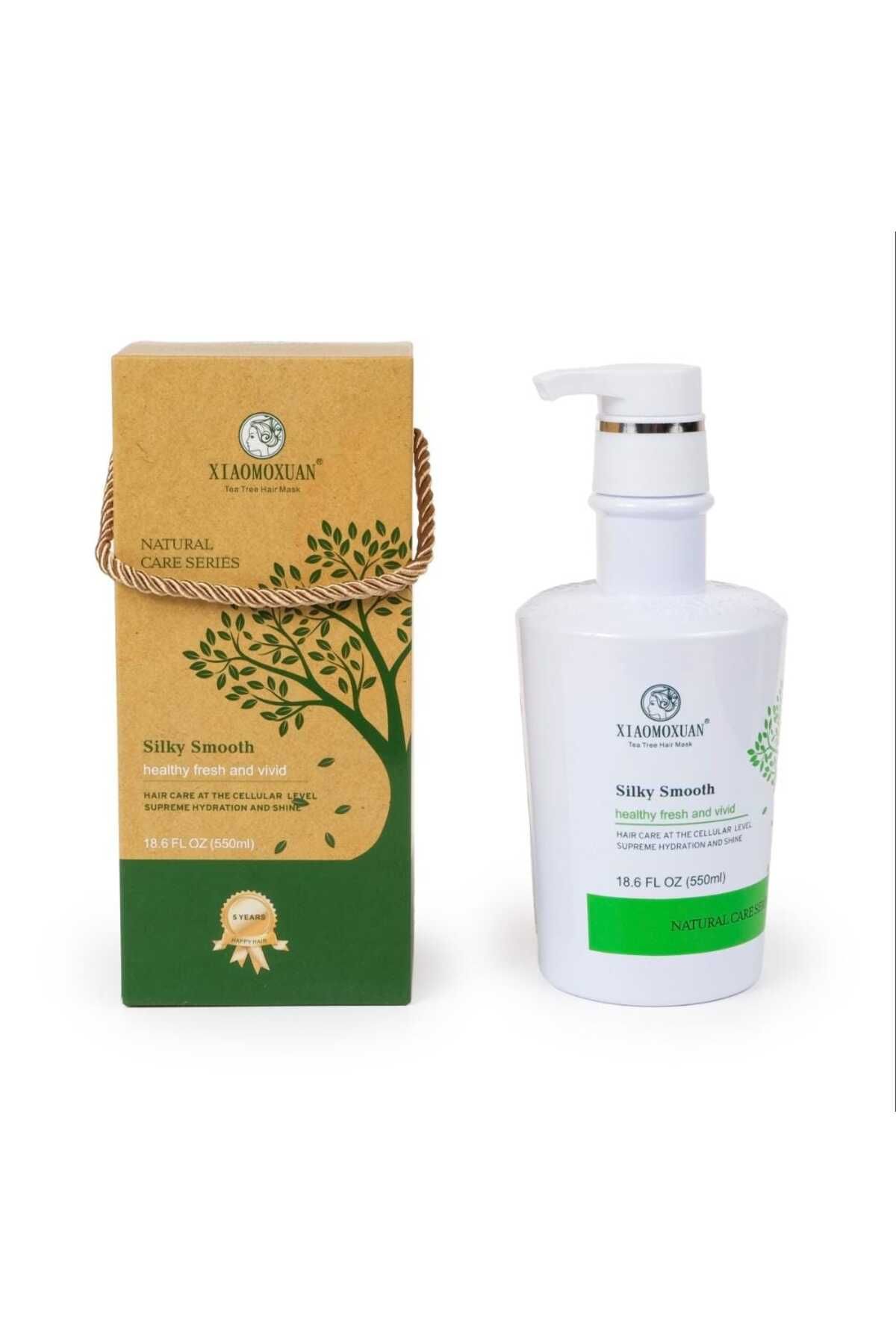 Xiaomoxuan Yenileyici, Besleyici Çay Ağacı Saç Maskesi Xiaomoxuan Silky Smooth Treatment, 550ml
