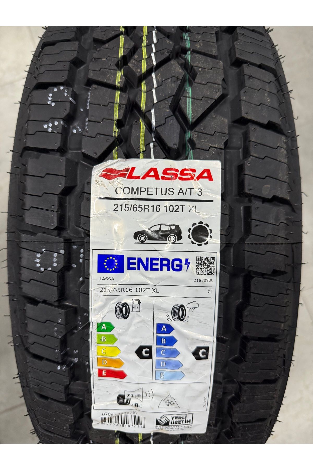 Lassa / 215/65R16 (COMPETUS A/T3) 2025 YAZ LASTİĞİ