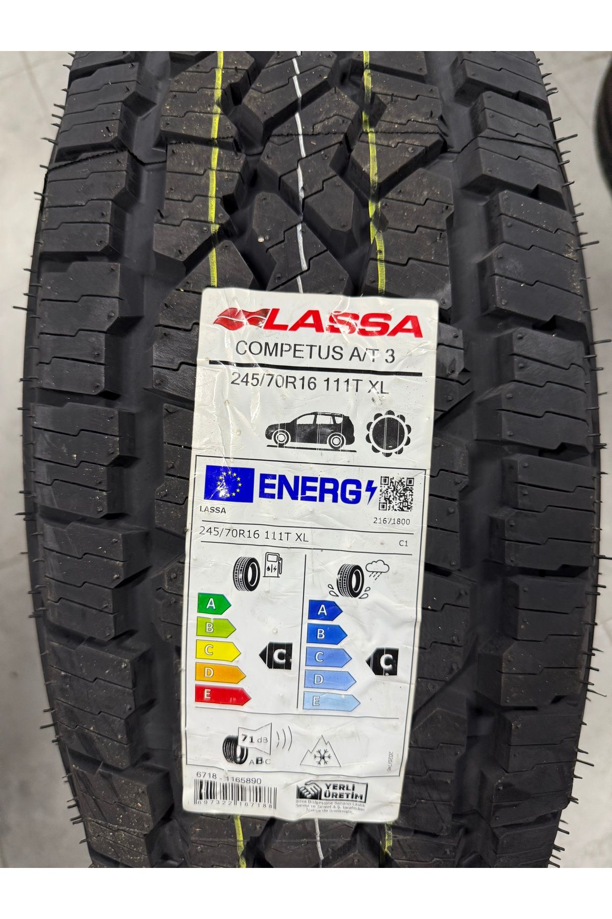 Lassa / 245/70R16 (COMPETUS A/T3) 2024 YAZ LASTİĞİ