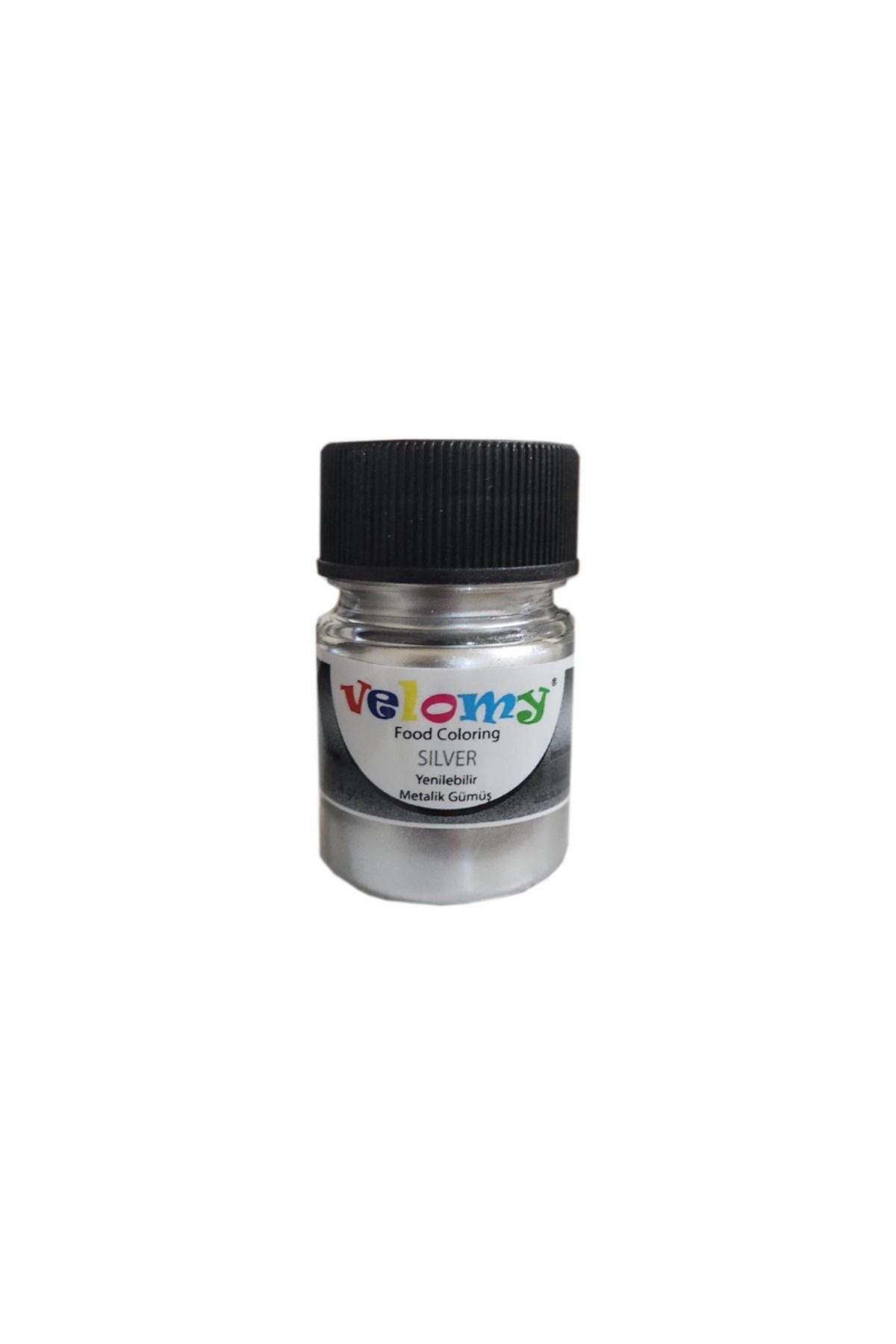 fotopasta Velomy Metalik Sim Toz Boya 10gr Gümüş