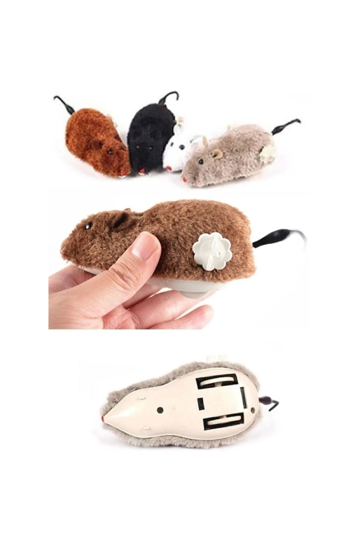 mucit home Kurmalı Fare Kedi Oyuncağı