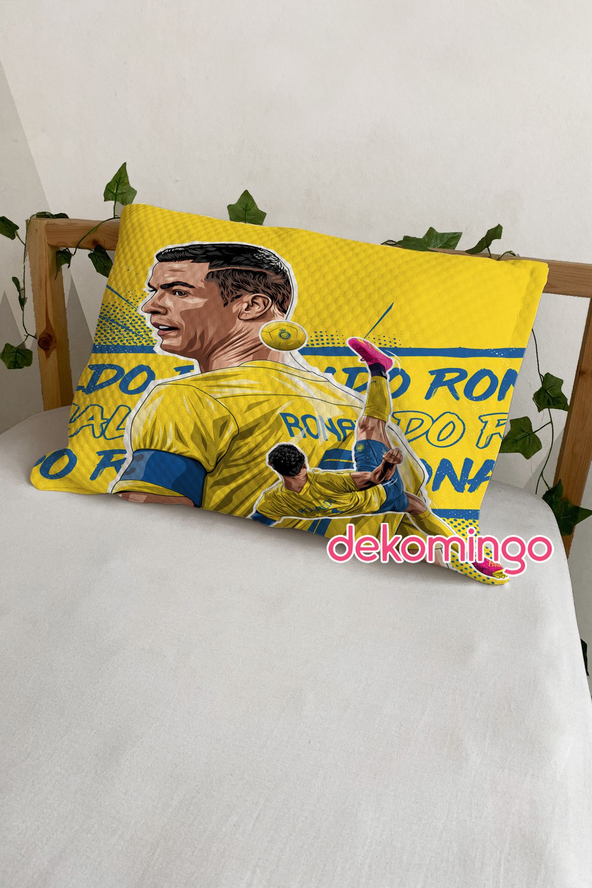dekomingo CR7 RONALDO 2 ADET YASTIK KILIFI