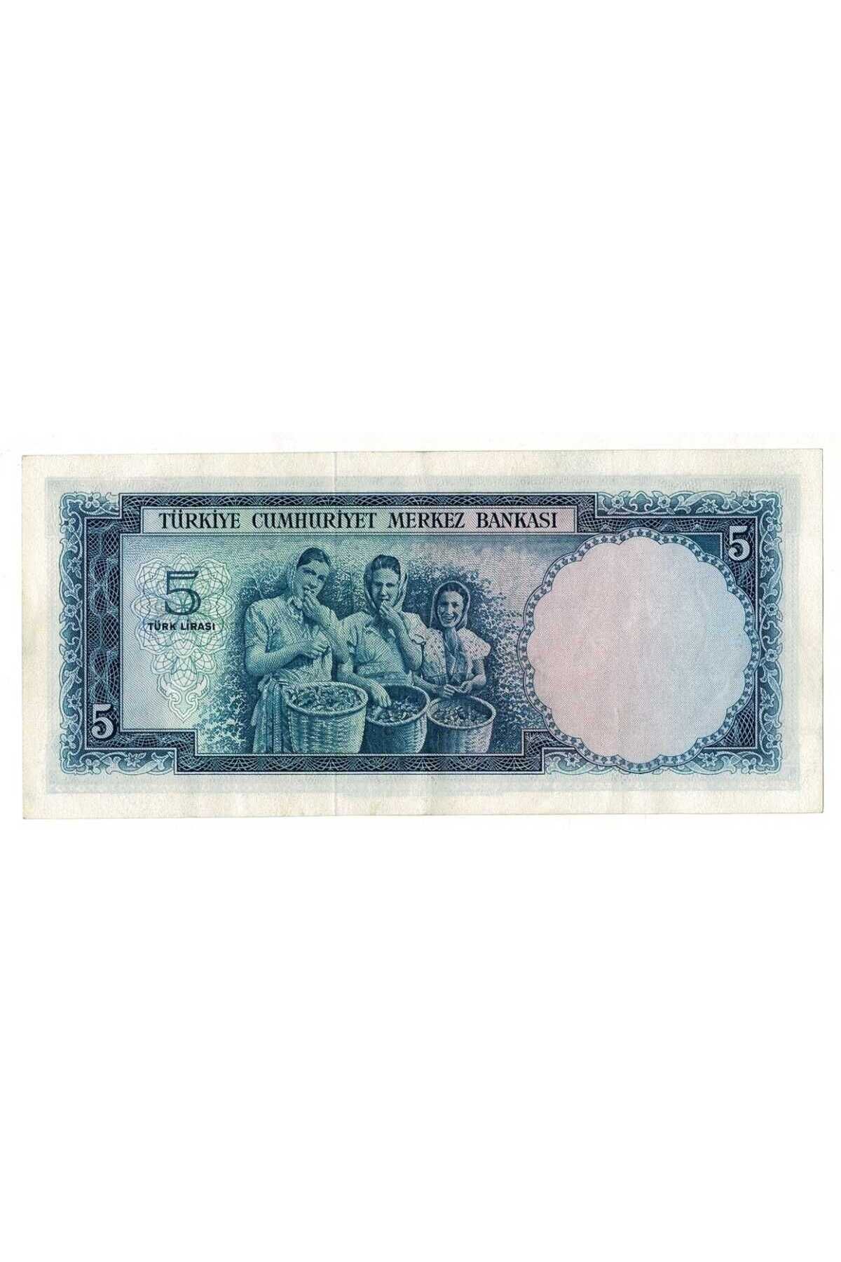 Gökçe Koleksiyon 5.Emisyon 1.Tertip 5 Türk Lirası Seri A1 NATURELÇÇT+ TCK9282