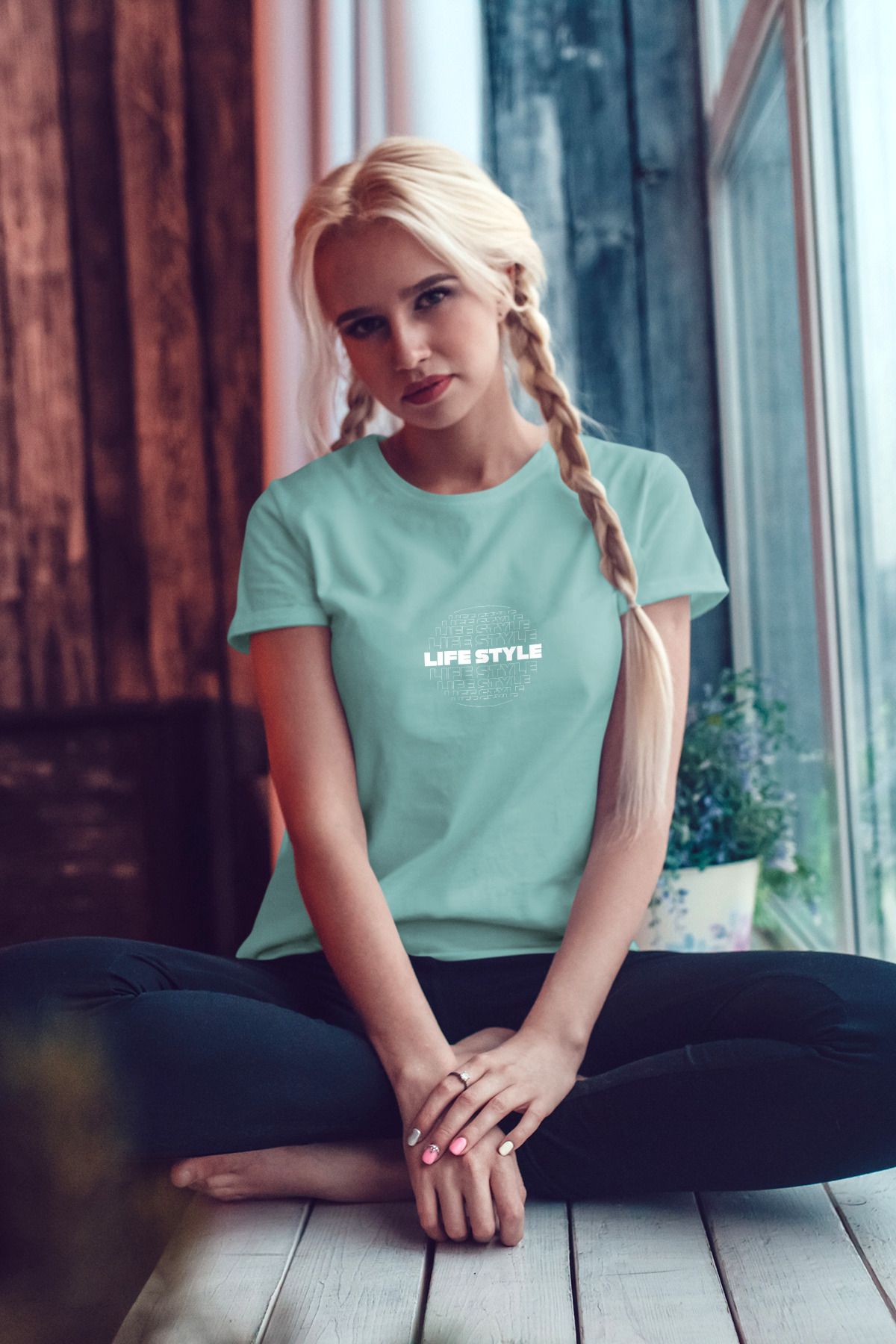 Decrift Lifestyle %100 Pamuk Kadın T-Shirt
