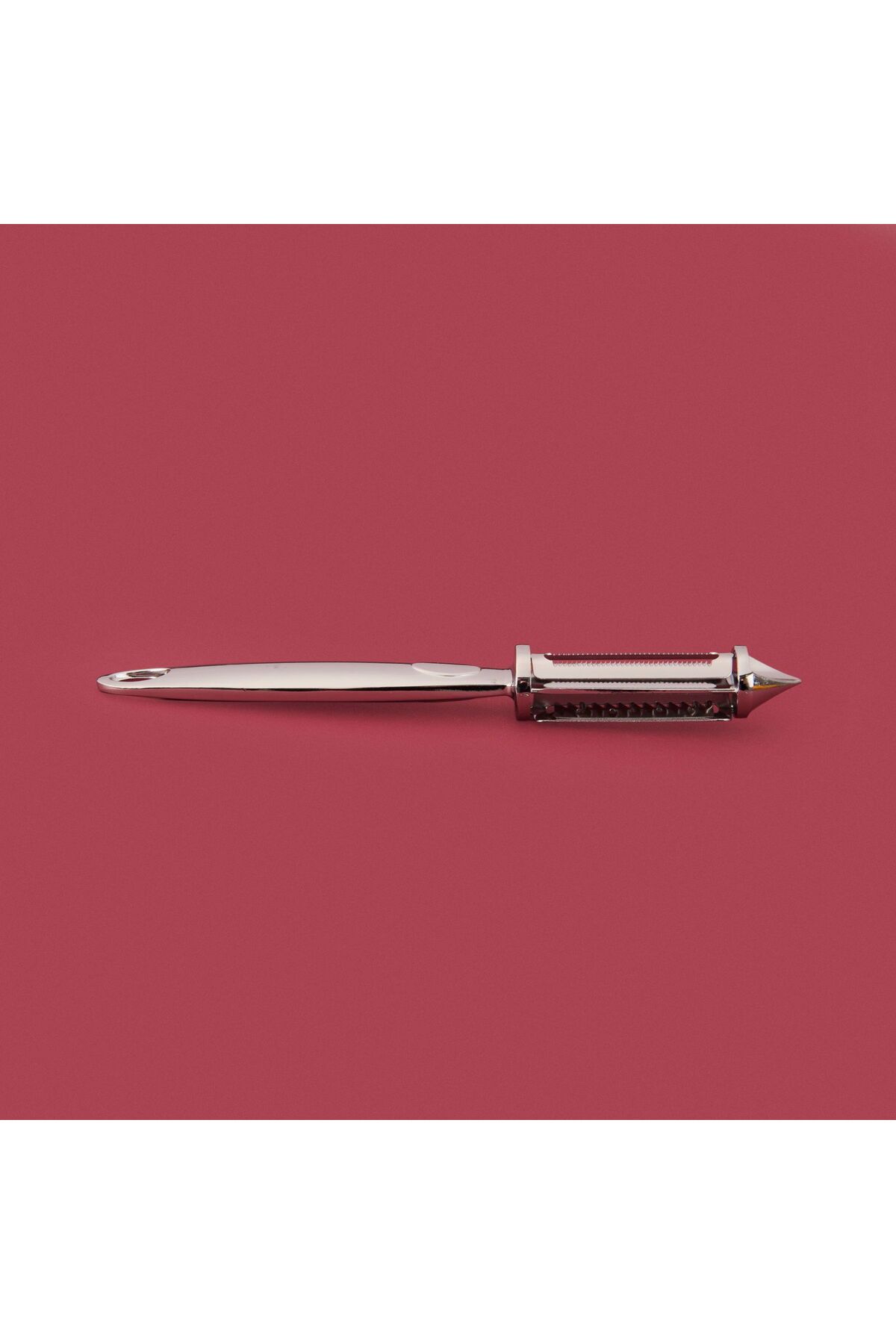 MATMEL Çift Bıçaklı Yan Soyacak - Gümüş - 18 cm
