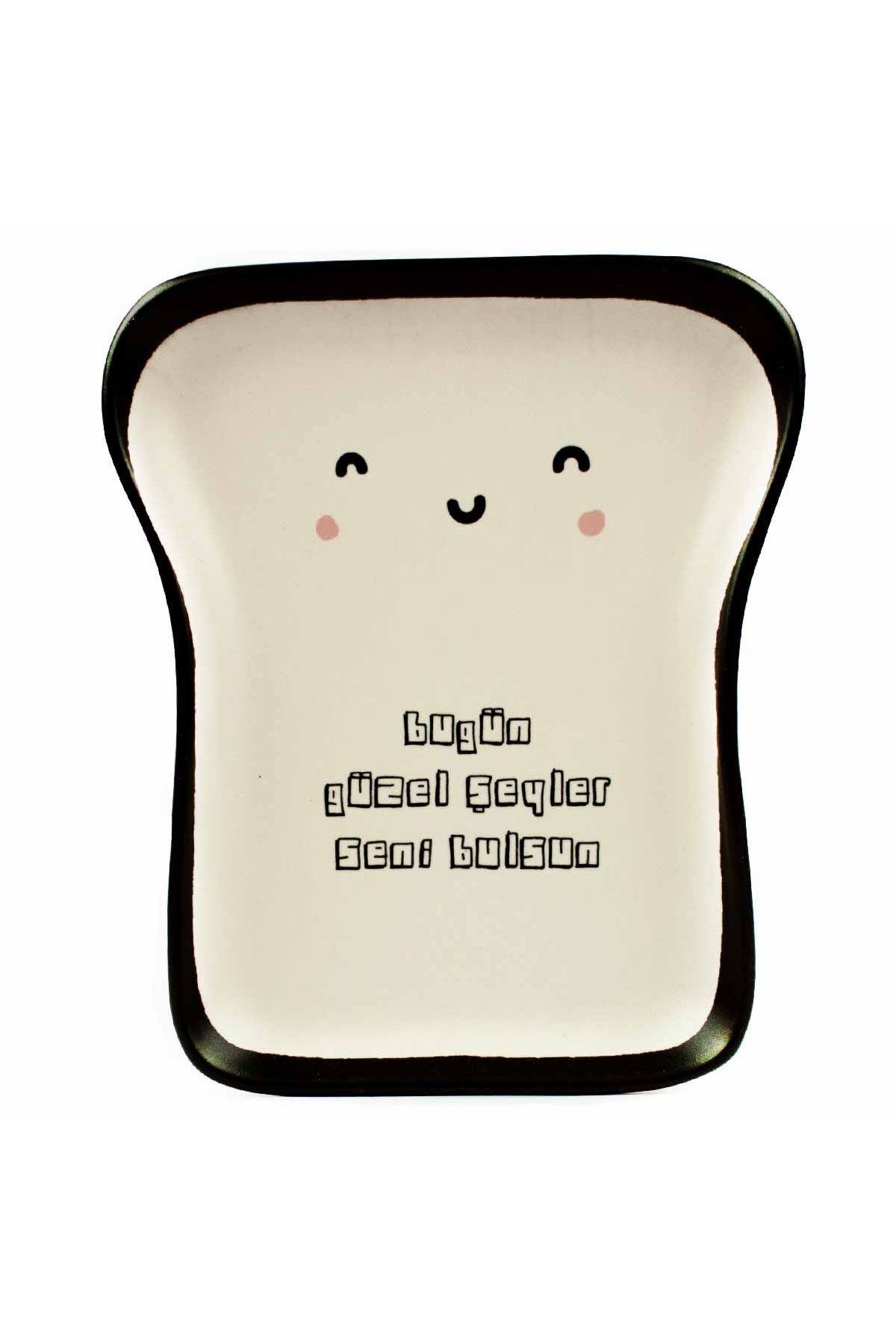 PALTO TASARIM Bugün Güzel Şeyler Seni Bulsun! :) Tasarım Tost Tabağı - Kahvaltı Sunum Tabağı