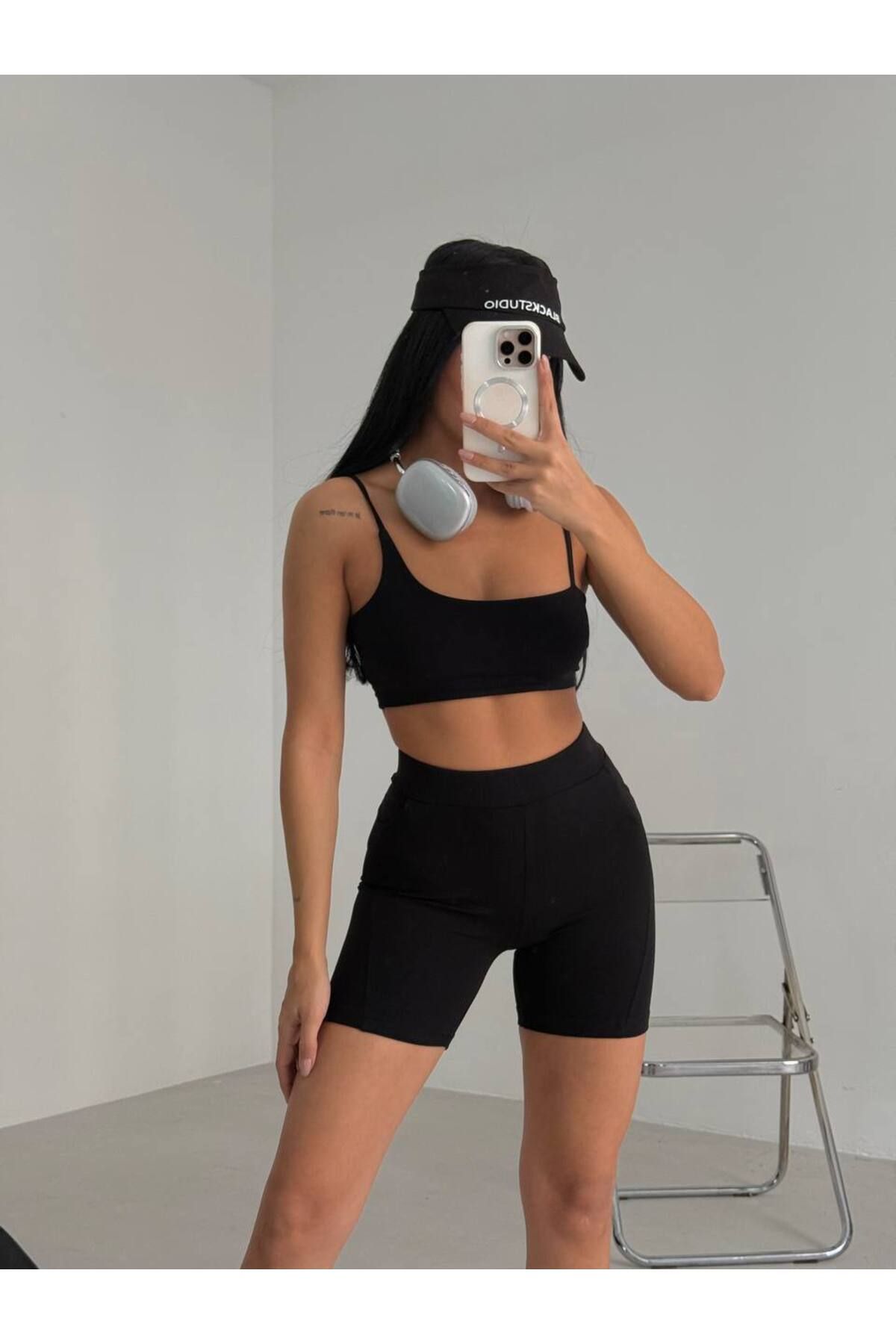 Castivo Fashion SoftFit İnce Askılı Toparlayıcı Spor Bralet