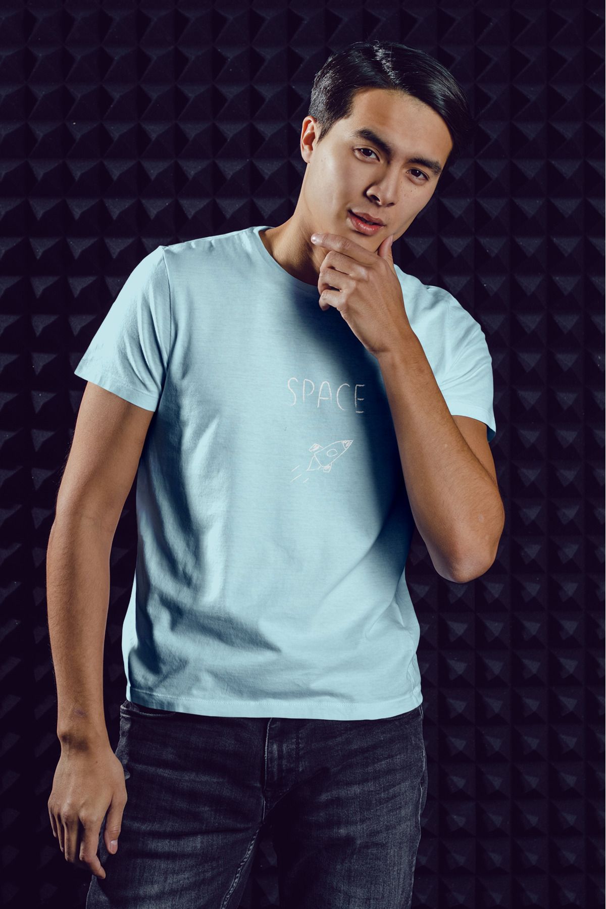 Decrift Space %100 Pamuk Erkek T-Shirt