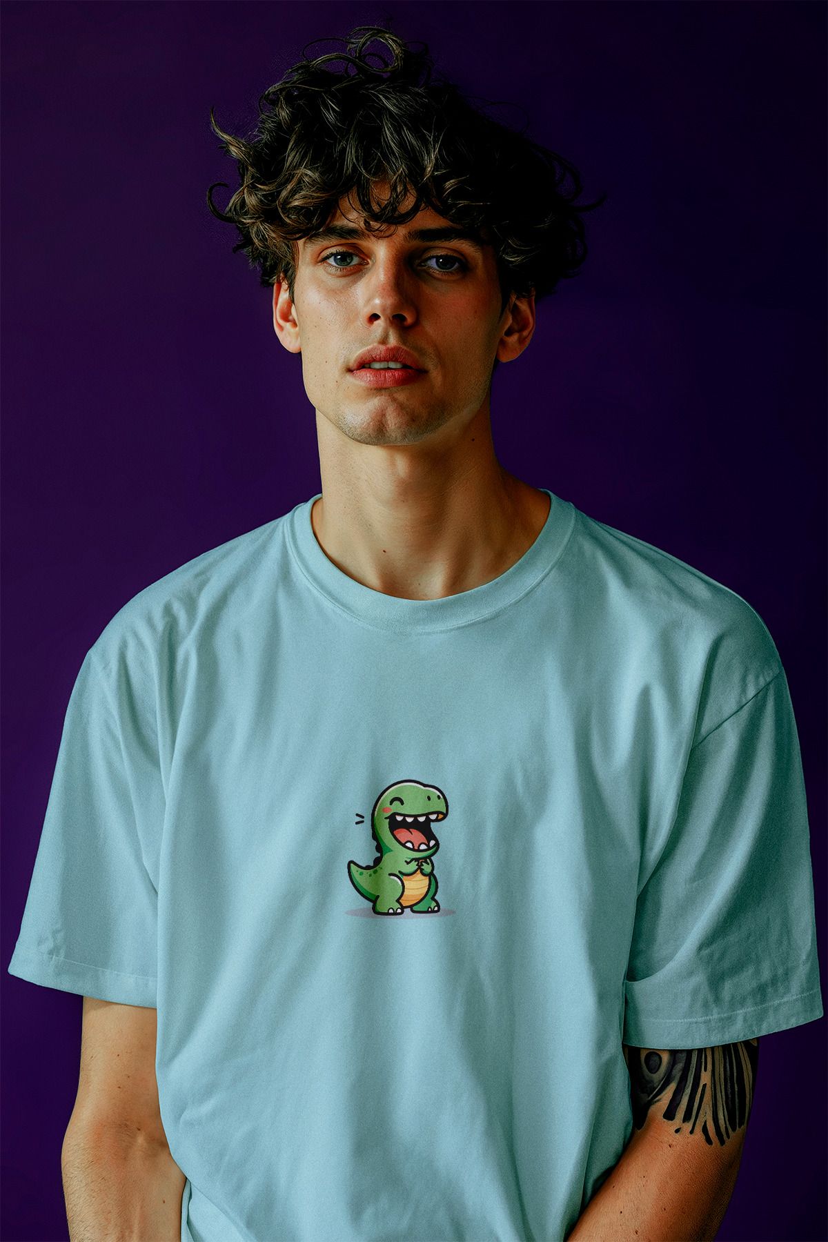 Decrift Dino %100 Pamuk Erkek T-Shirt
